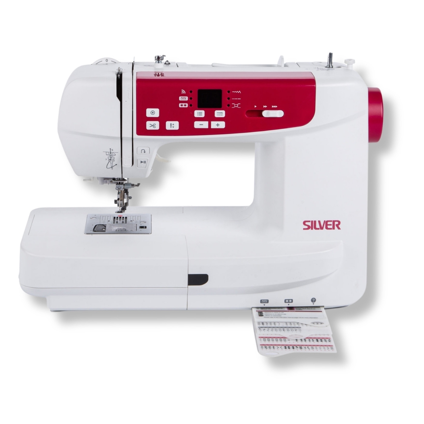 Silver CH05 WiFi Sewing & Embroidery Machine Computerised Touchscreen USB