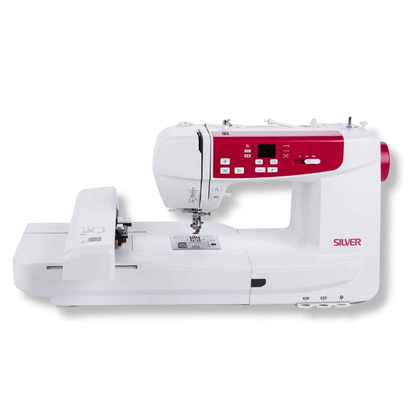 Silver CH05 WiFi Sewing & Embroidery Machine Computerised Touchscreen USB