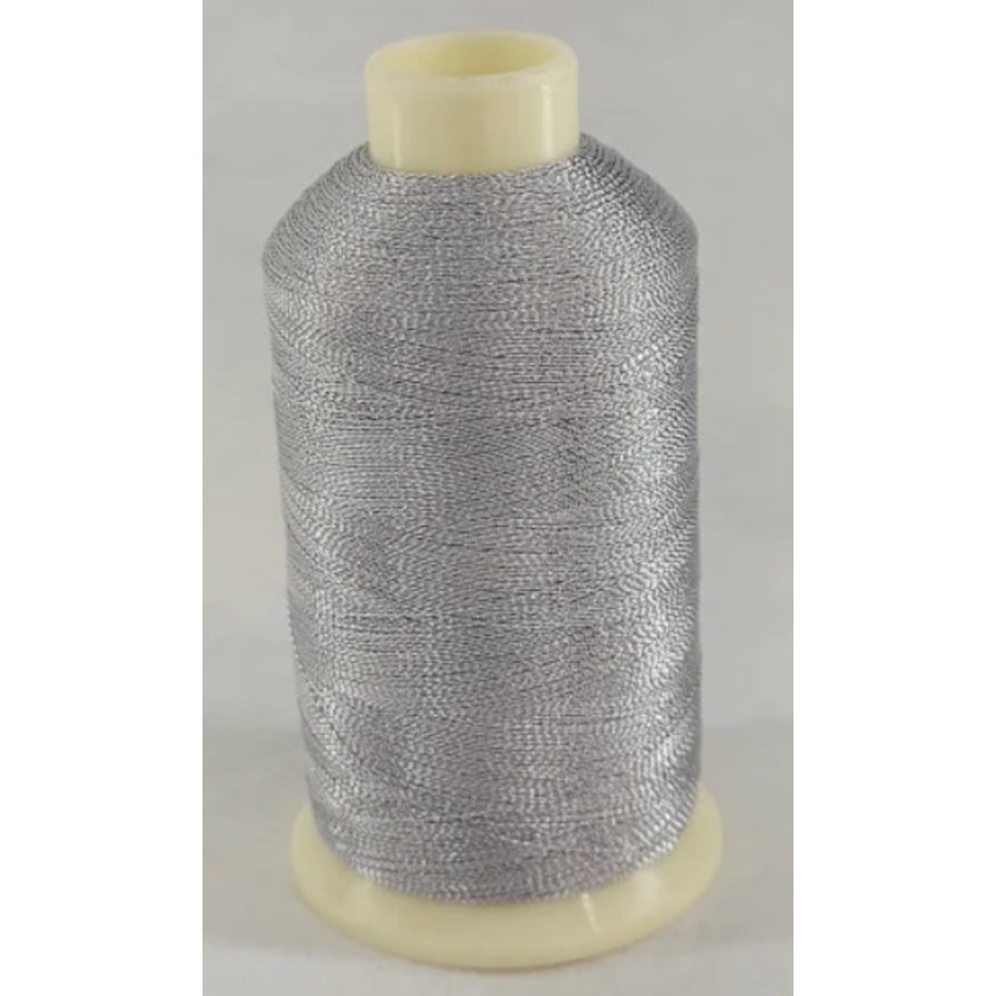 Marathon Metallic Embroidery Machine Thread 1000m Spool Rayon 3501 Silver