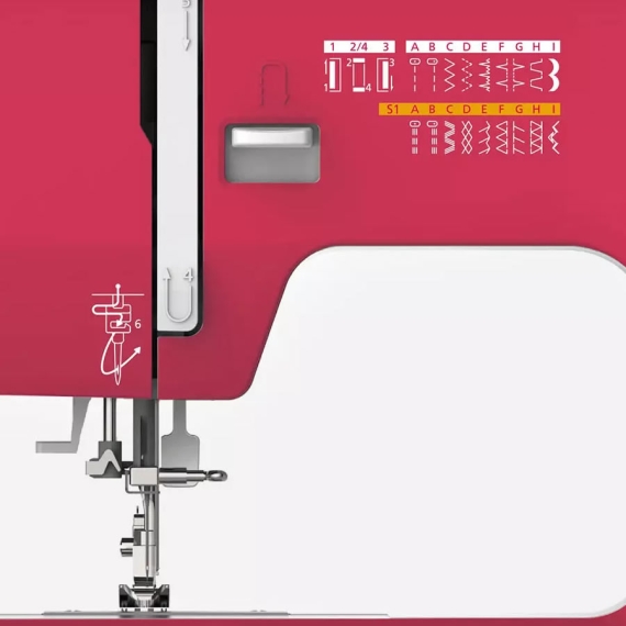 Silver 302 Sewing Machine – Reliable Easy to Use Sewing Machine 2 Year Warranty