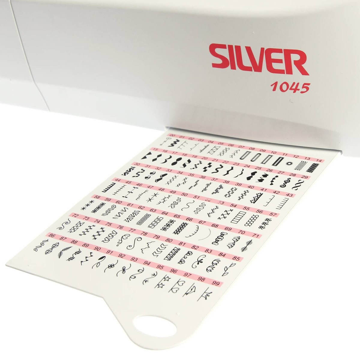 Silver Viscount 1045 Sewing Machine 45 Stitches Auto Threader Free Arm