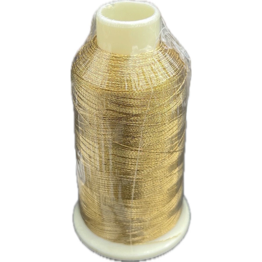 Marathon Metallic Embroidery Machine Thread 1000m Spool Rayon Gold 3106