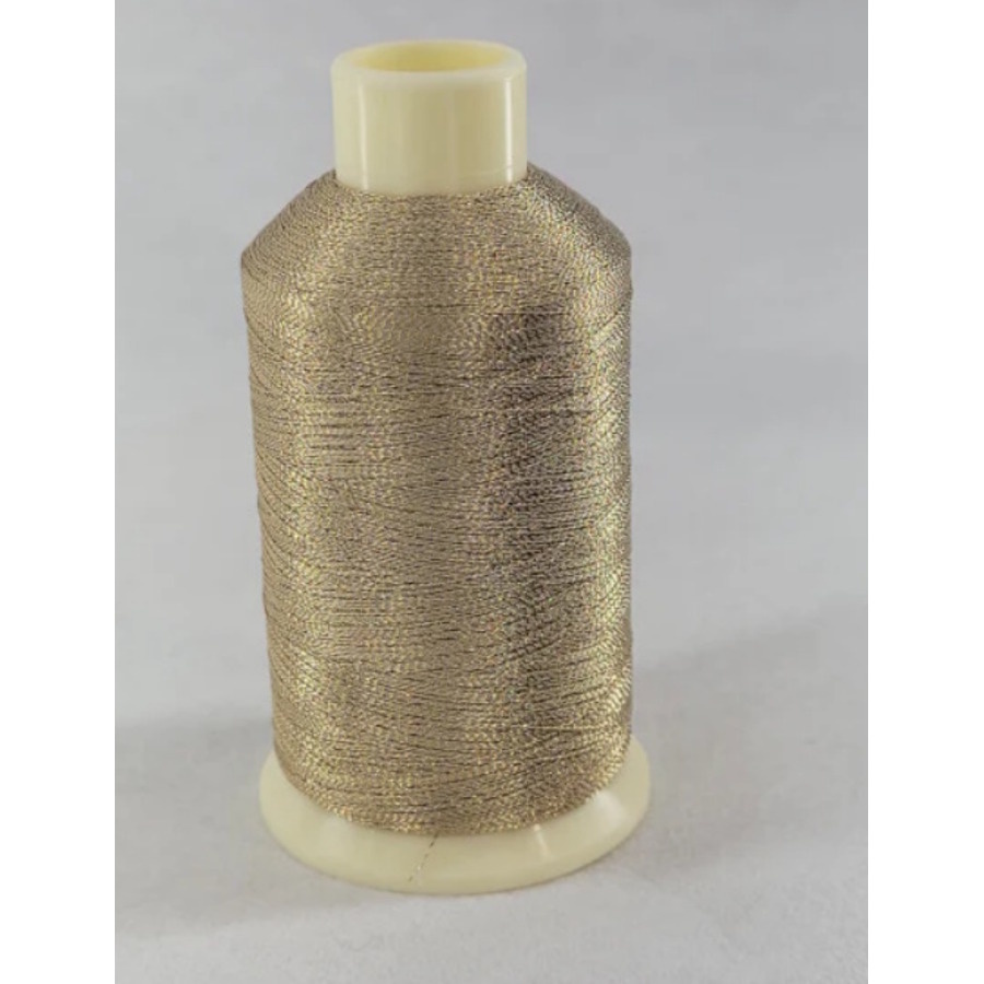Marathon Metallic Embroidery Machine Thread 1000m Spool Rayon 3502 Gold