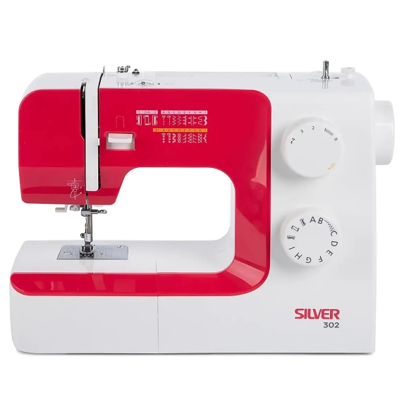 Silver 302 Sewing Machine – Reliable Easy to Use Sewing Machine 2 Year Warranty