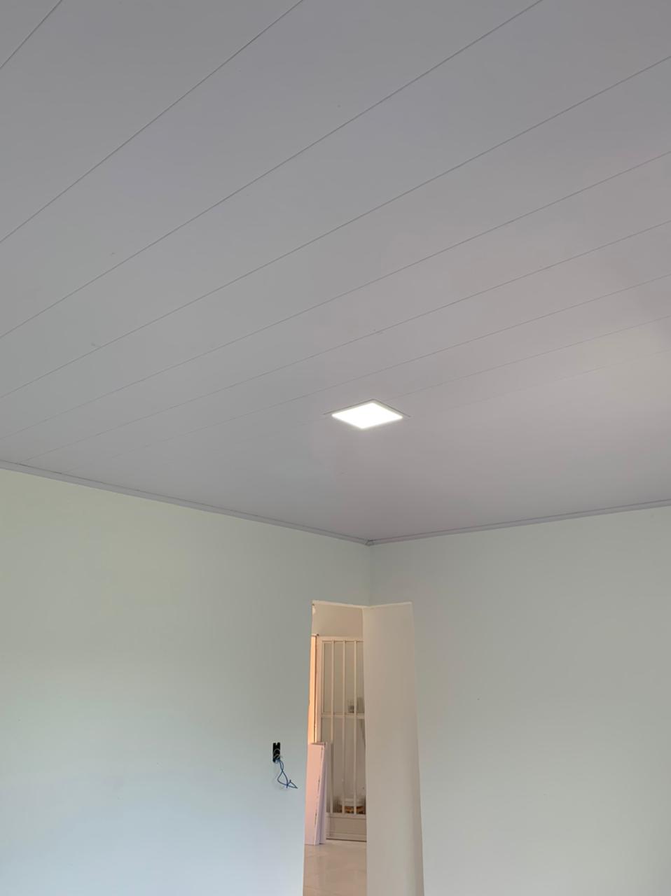 Forro PVC Junta Seca Branco Fosco