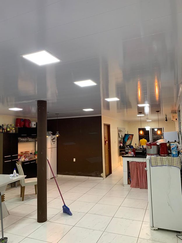 Forro PVC Junta Seca Branco Brilho