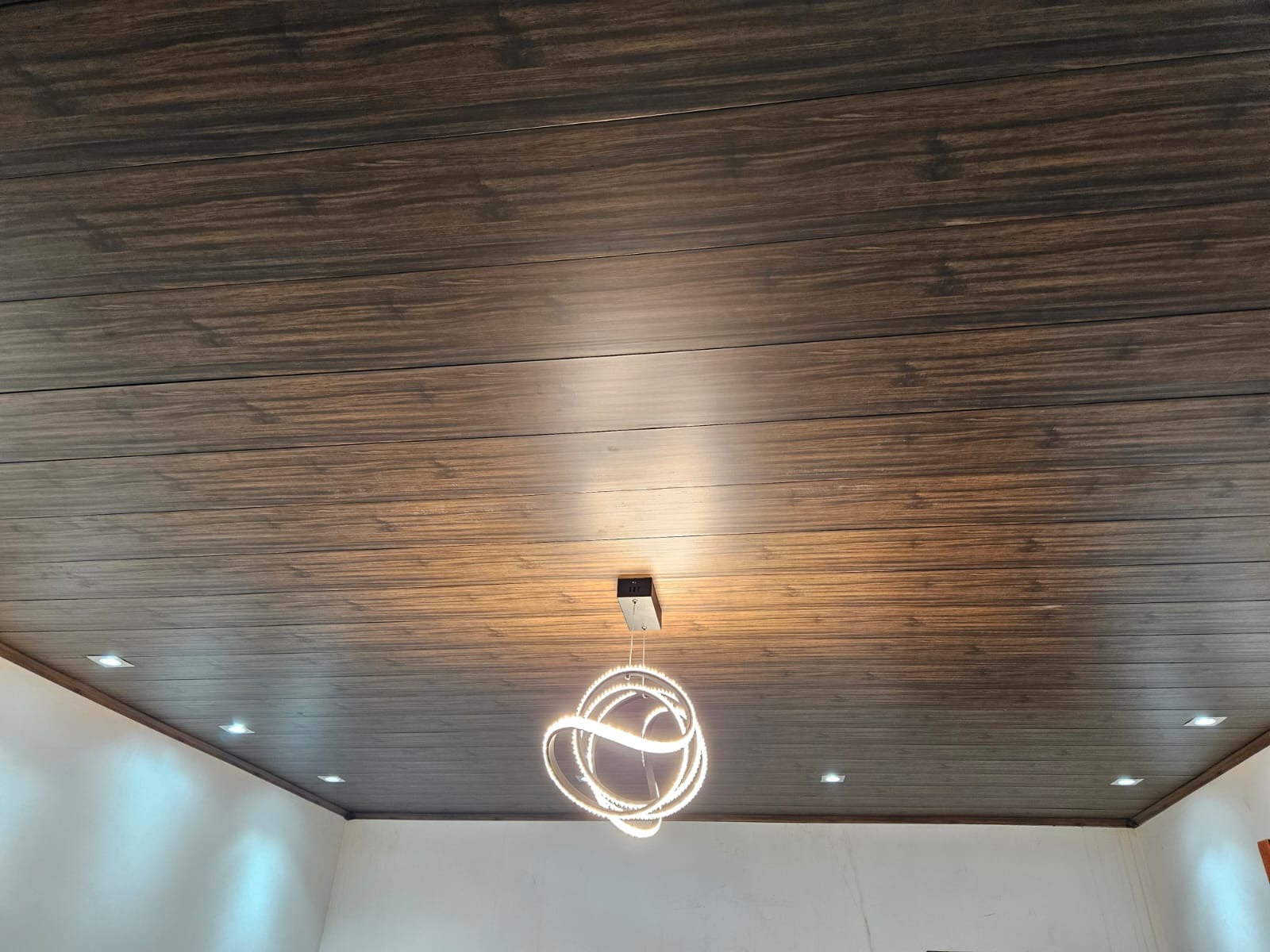 Forro PVC Laminado Junta Seca Ébano