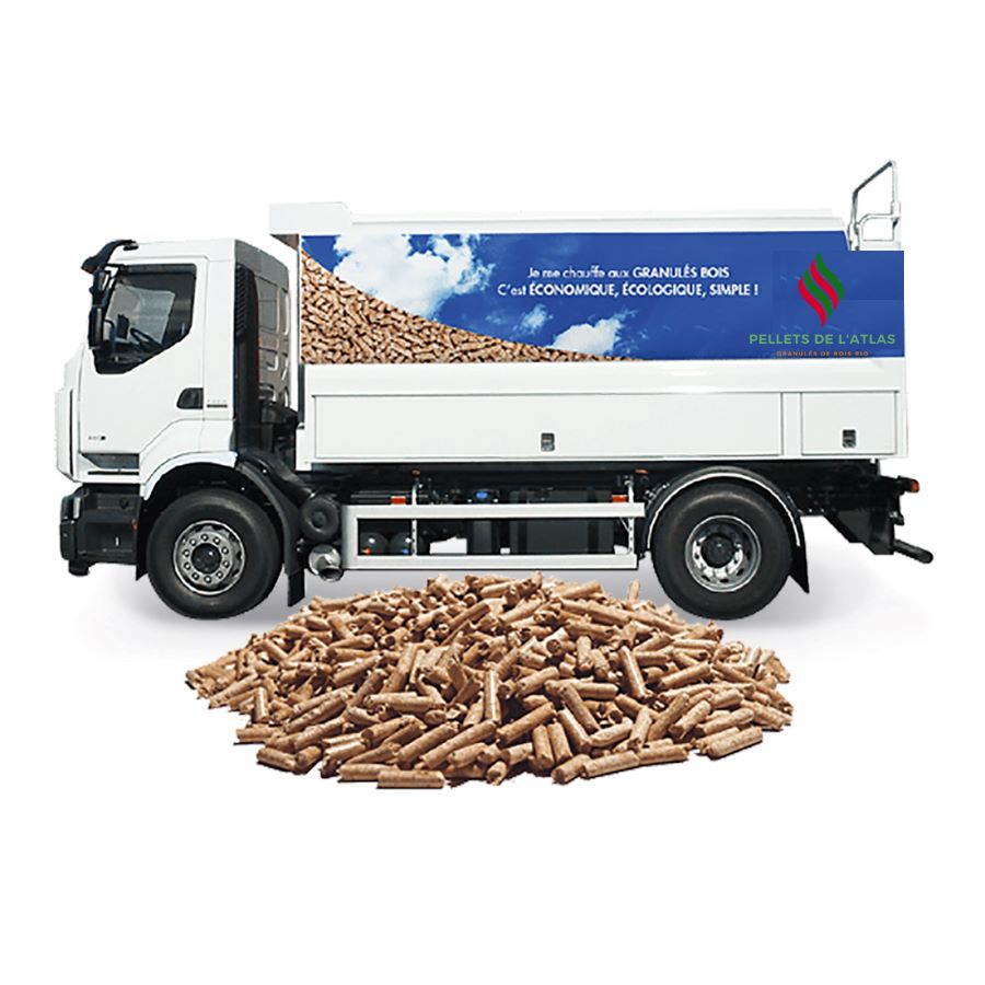 Granulés de bois en vrac