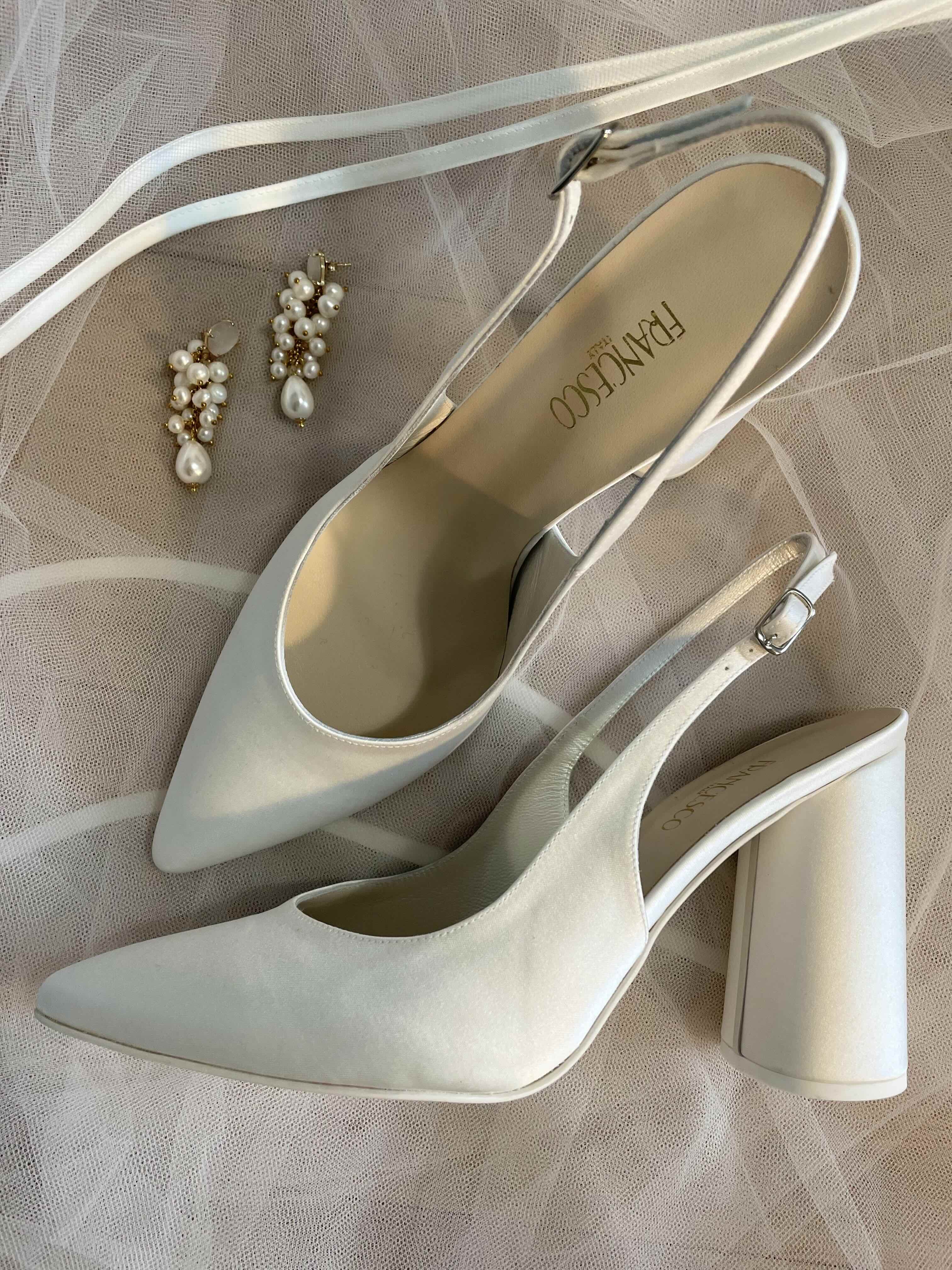 CRISTINA - Chaussure de mariée en satin