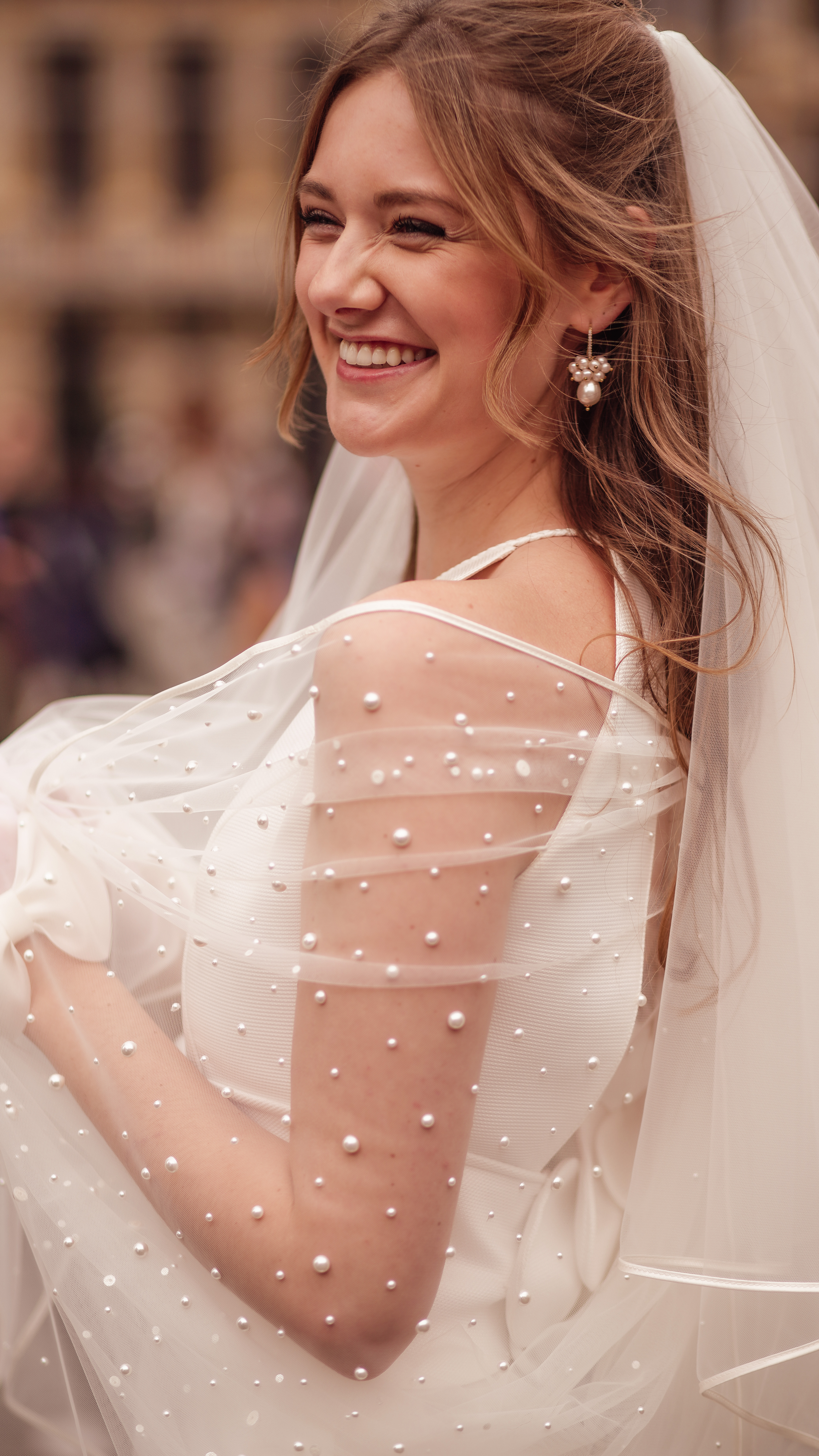 LAURA - Boucles d`oreilles avec perles