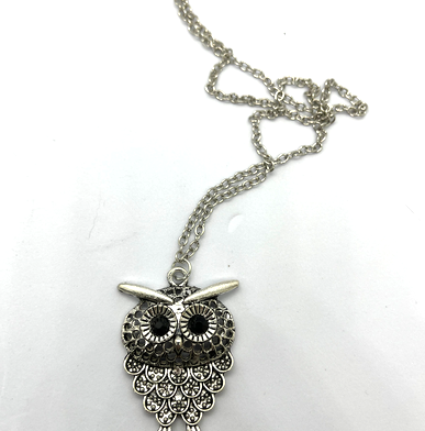 Z Búho plateado bisutería 