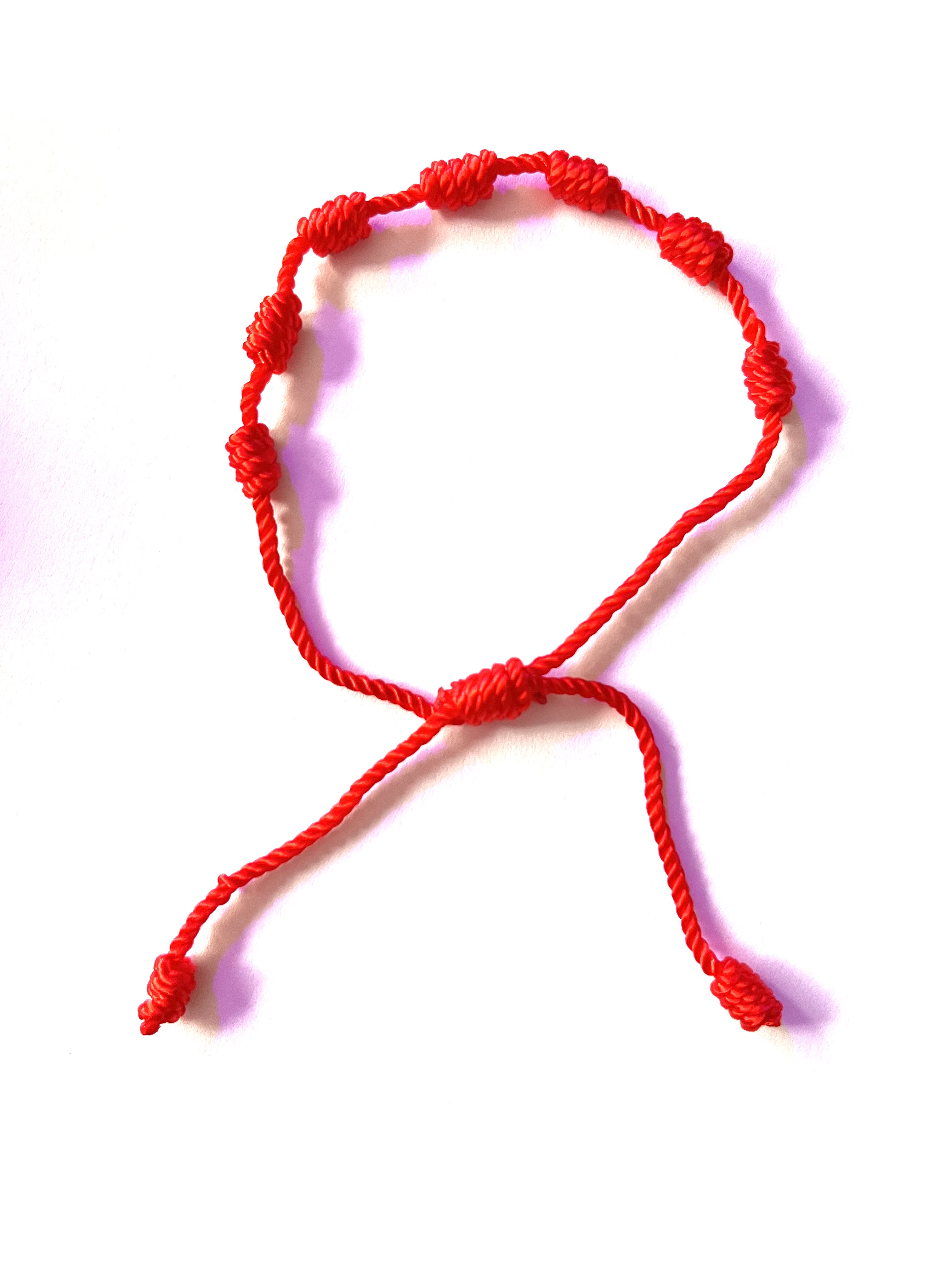 PULSERA DE LA SUERTE DE 7 NUDOS