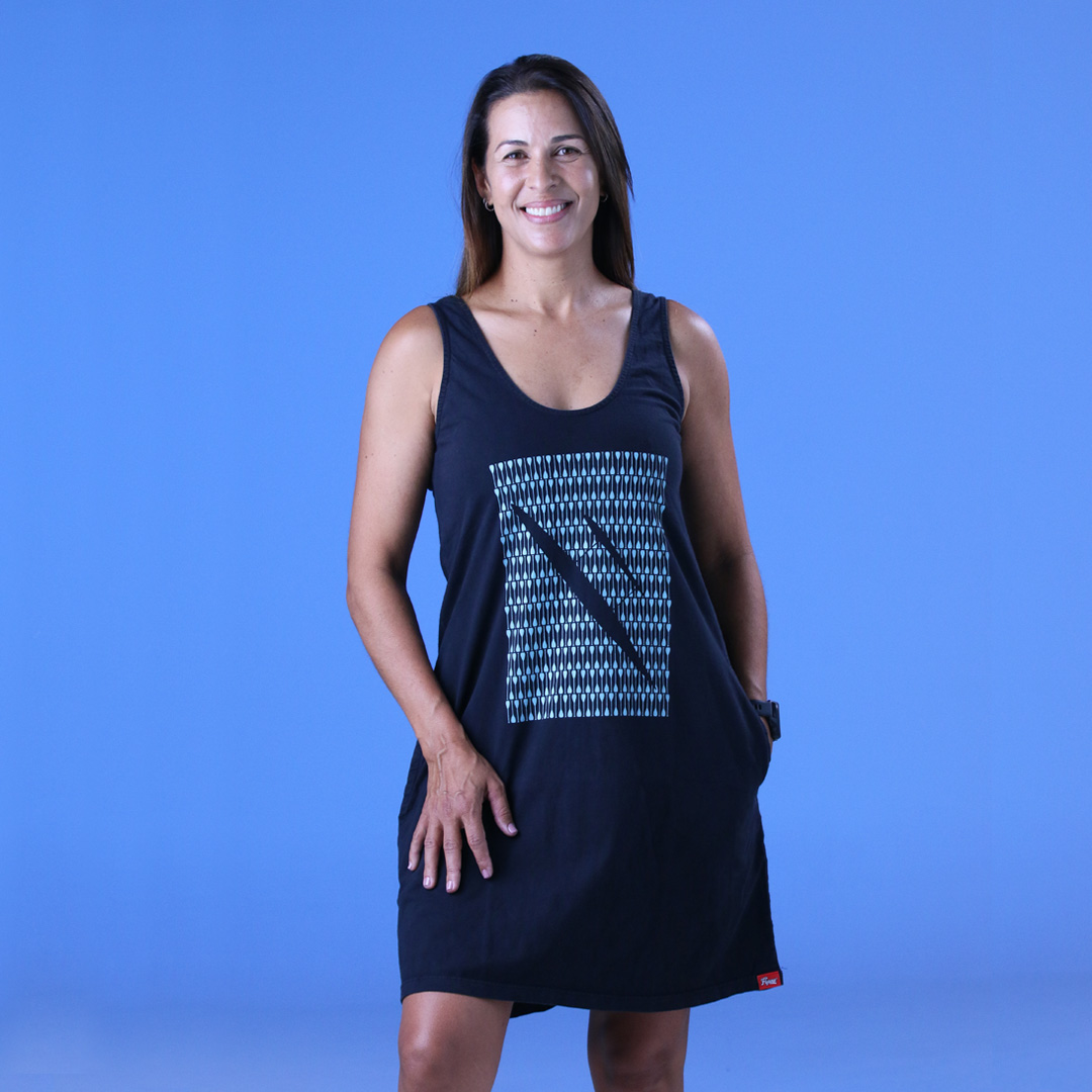 Vestido Flyama Estonado - Remos e Canoa