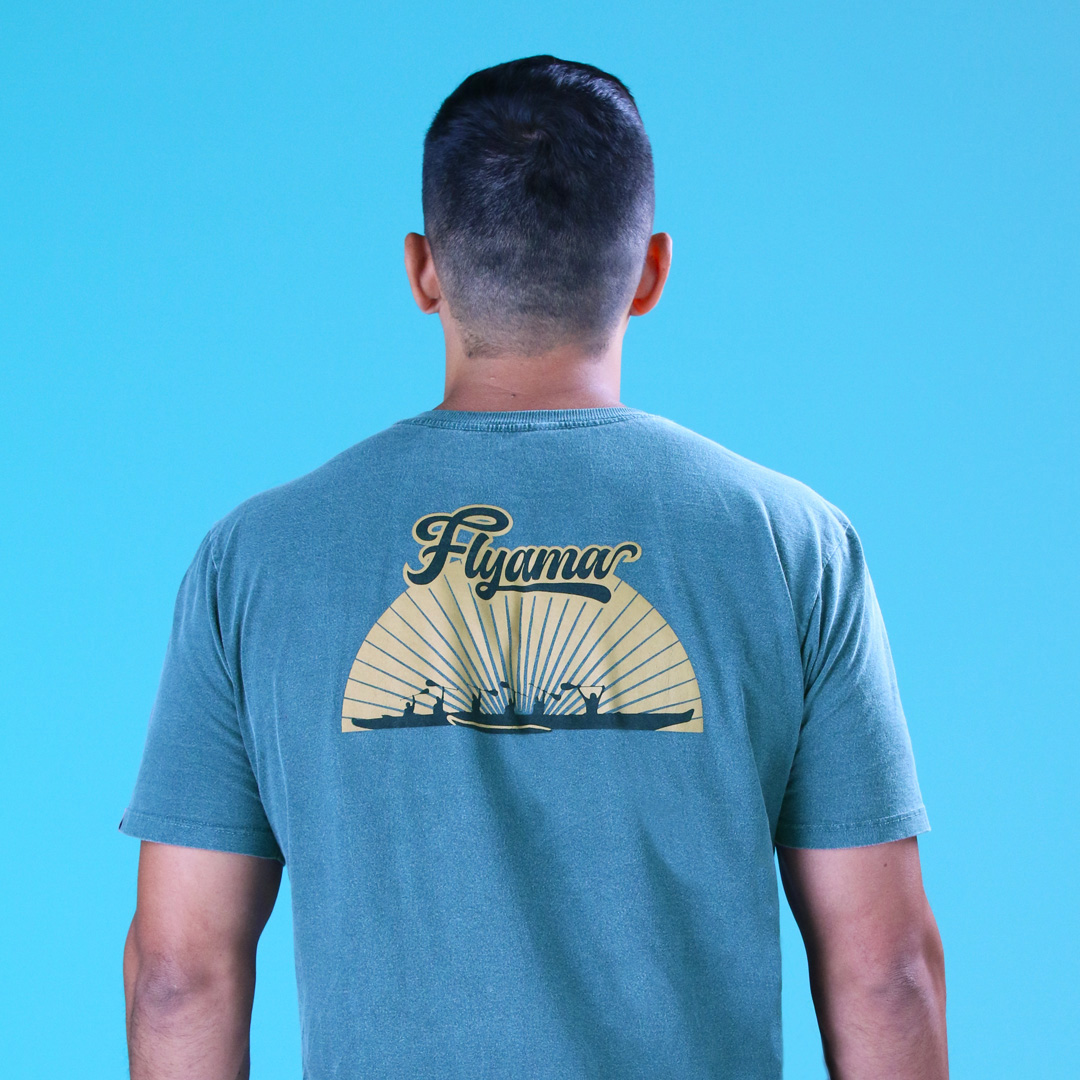 Camiseta Flyama Estonada - Pôr do sol