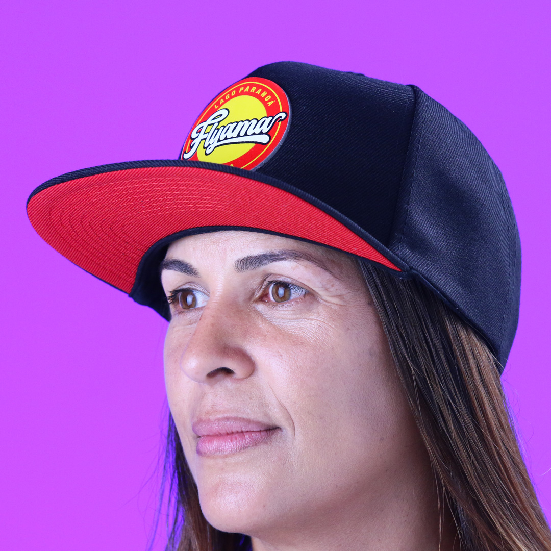 Boné Flyama 6 Gomos Aba Reta  