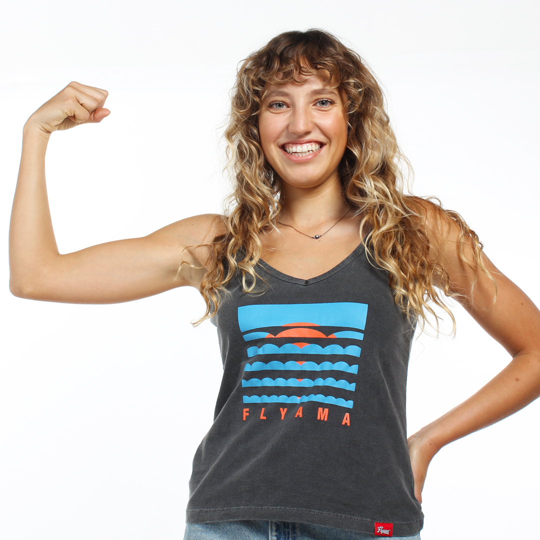 Camiseta de Alça Flyama Estonada - Ponte Pontão