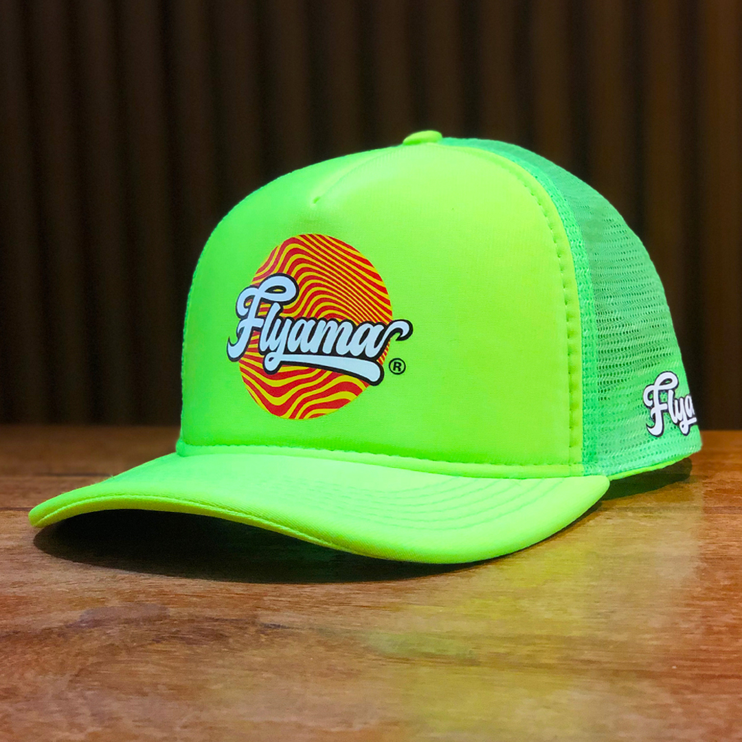 Boné Flyama Trucker Espumado - Sol do Cerrado 