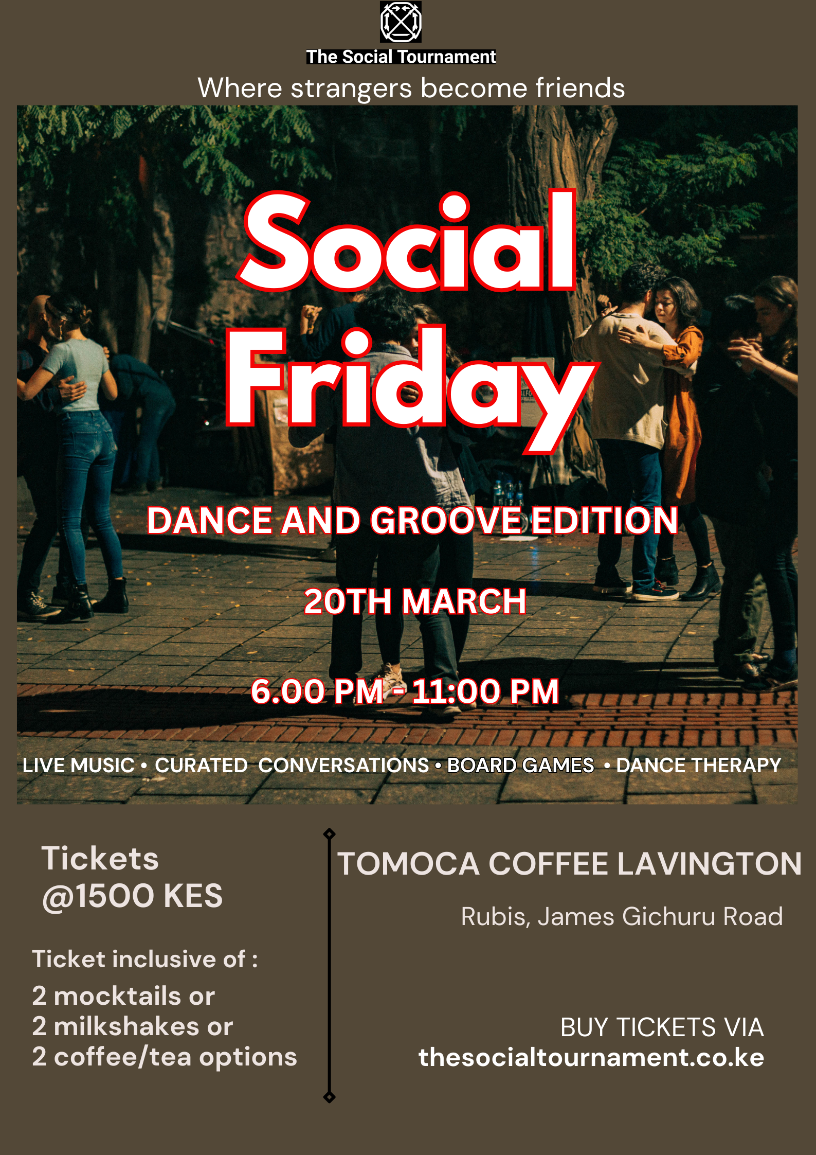 Social Friday: Dance & Groove Edition (20th March)