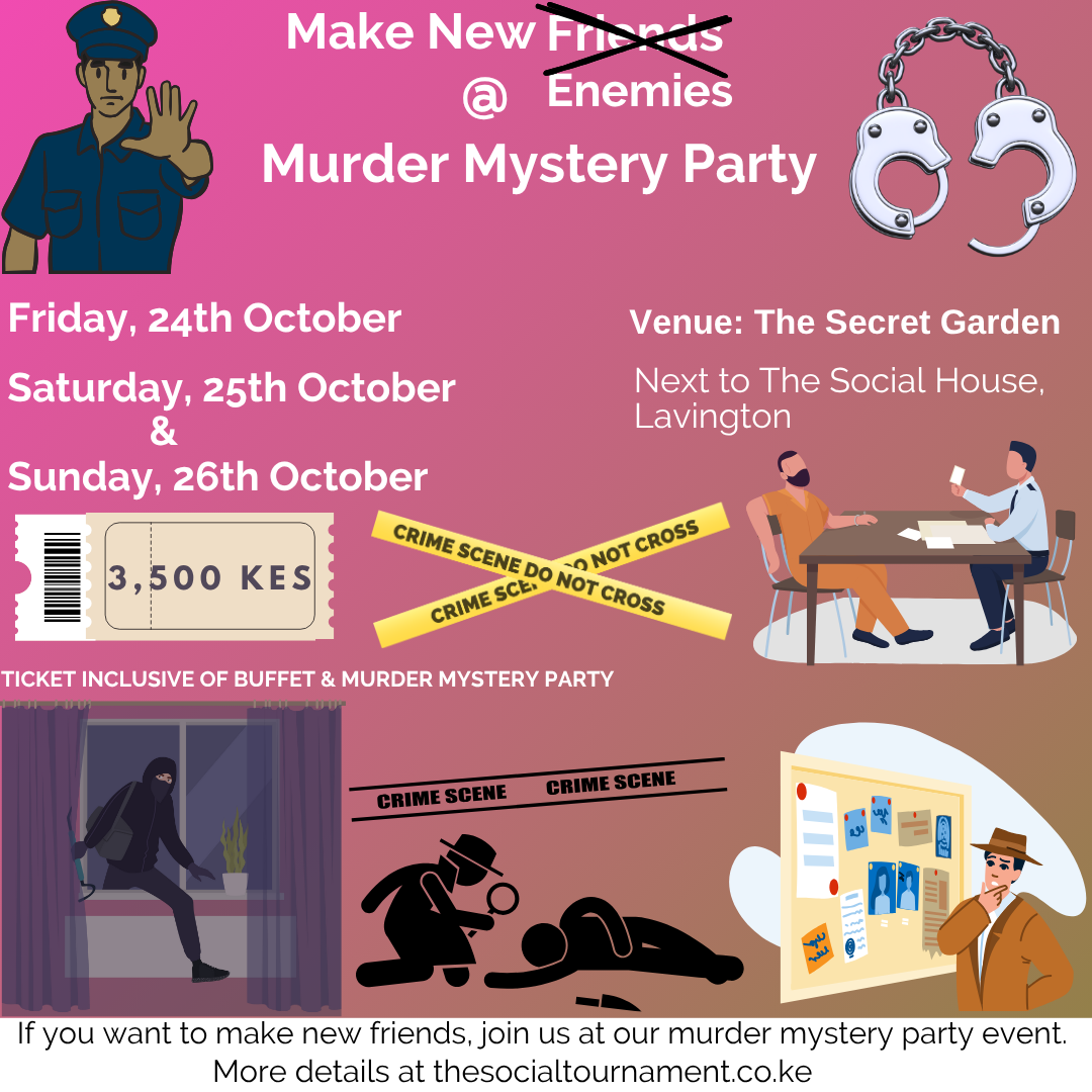 Make New Friends @ Murder Mystery Party (Saturday)