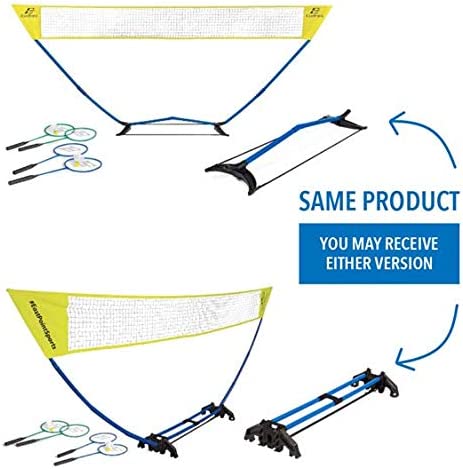 EastPoint Sports Badminton Sets Outdoor Games – Easy Setup Badminton, 4-Way Badminton, and Badminton Racket & Shuttlecock Sets