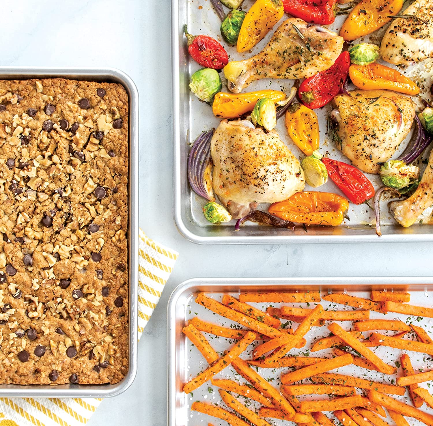 Nordic Ware 3 Piece Baker's Delight Set, 1 Pack, Aluminum