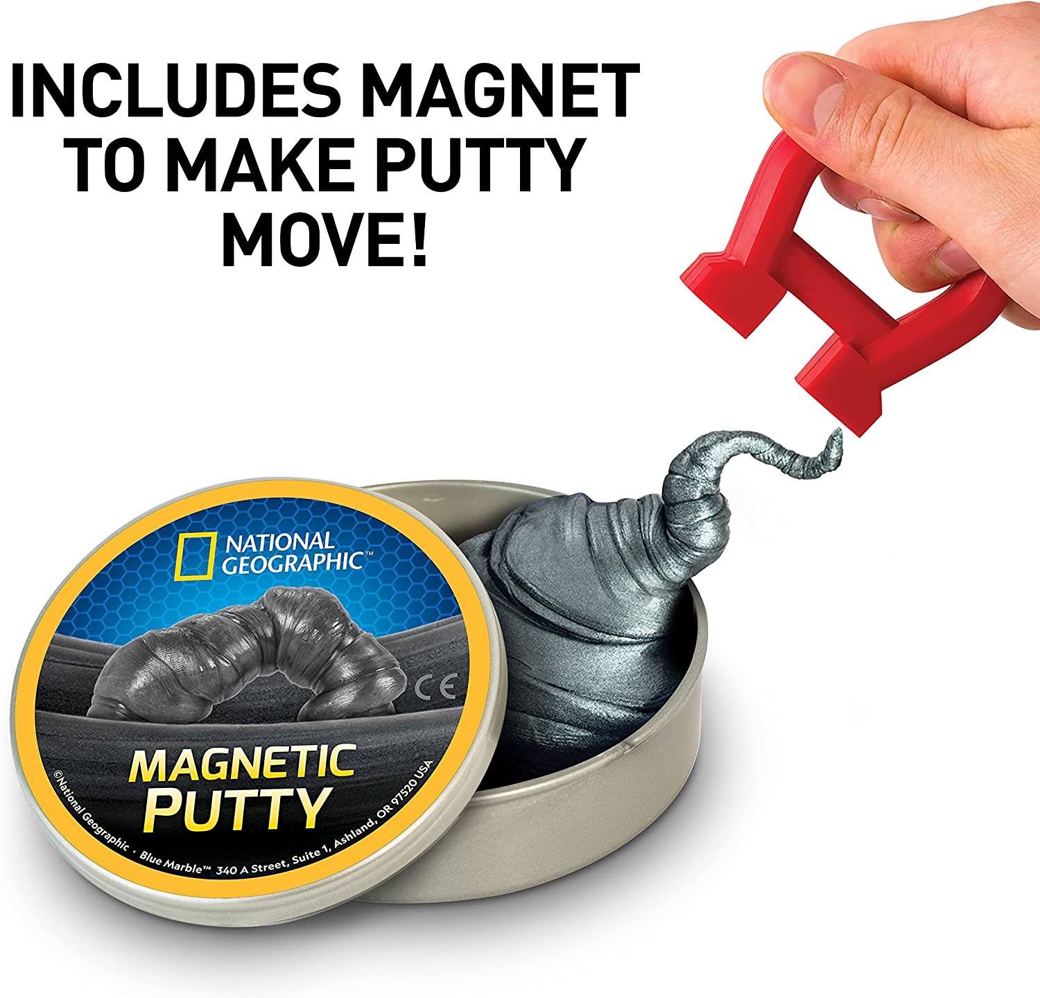 NATIONAL GEOGRAPHIC Mega Slime Kit & Putty Lab - 4 Types of Amazing Slime for Girls & Boys Plus 4 Types of Putty Including Magnetic Putty, Educational STEM Toy & Science Kit (AMAZON EXCLUSIVE)