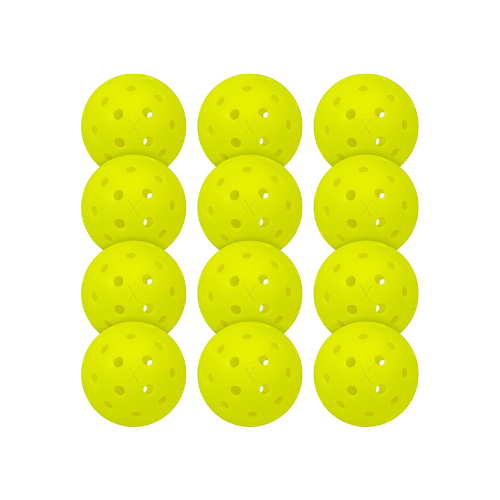  Roll over image to zoom in Franklin Sports Outdoor Pickleballs - X-40 Pickleball Balls - USA Pickleball (USAPA) Approved - Official US Open Ball - 3, 12, and 100 Bulk Packs of Pickleballs