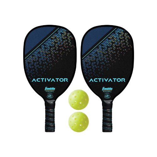 Franklin Sports Pickleball Paddle and Ball Set - Wooden Pickleball Rackets + Pickleballs - Activator - USA Pickleball (USAPA) Approved