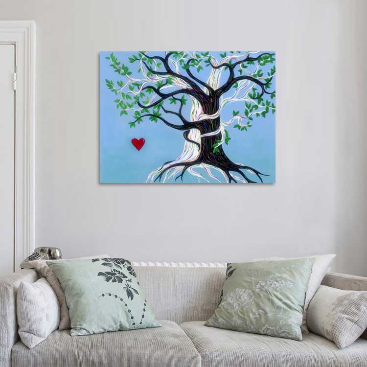 Tree Huggers - Original Oil Painting