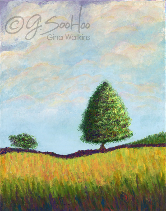 Tree on a Hill - Giclee Prints