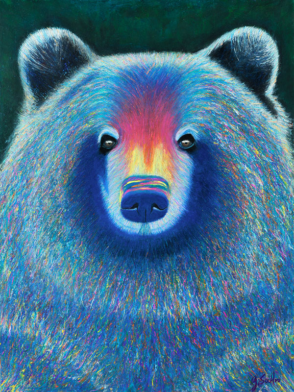 Blue Bear - Giclee Prints