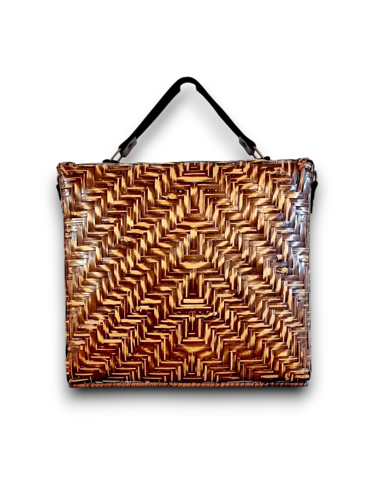 Handmade Bamboo Box Bag 1