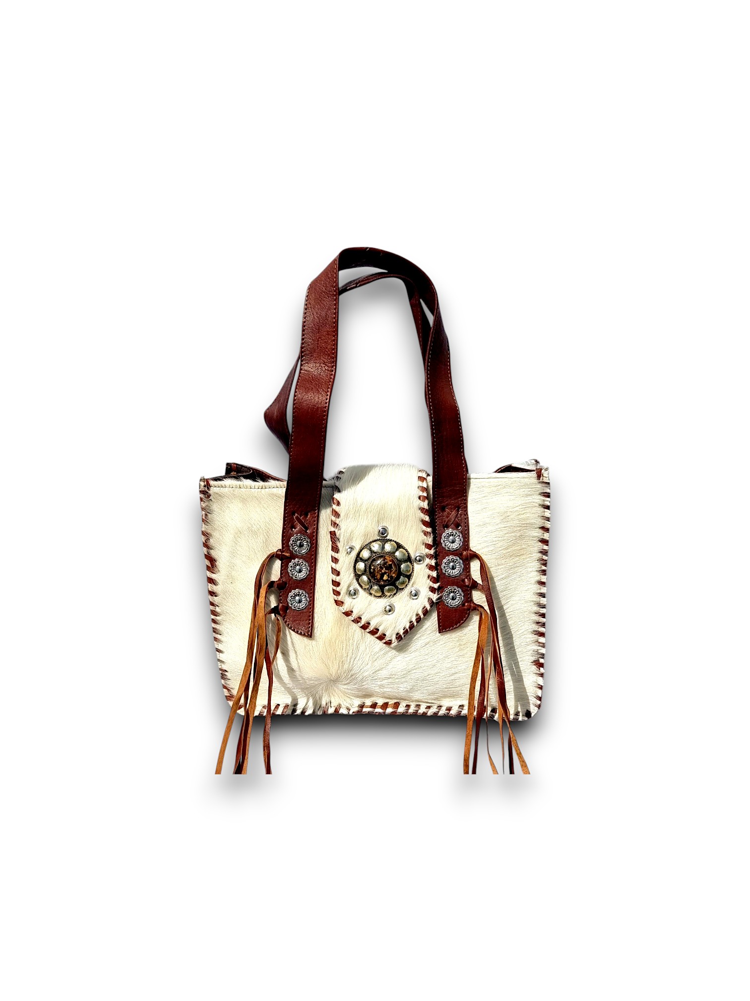 Unique Handmade Leather Cow Bag