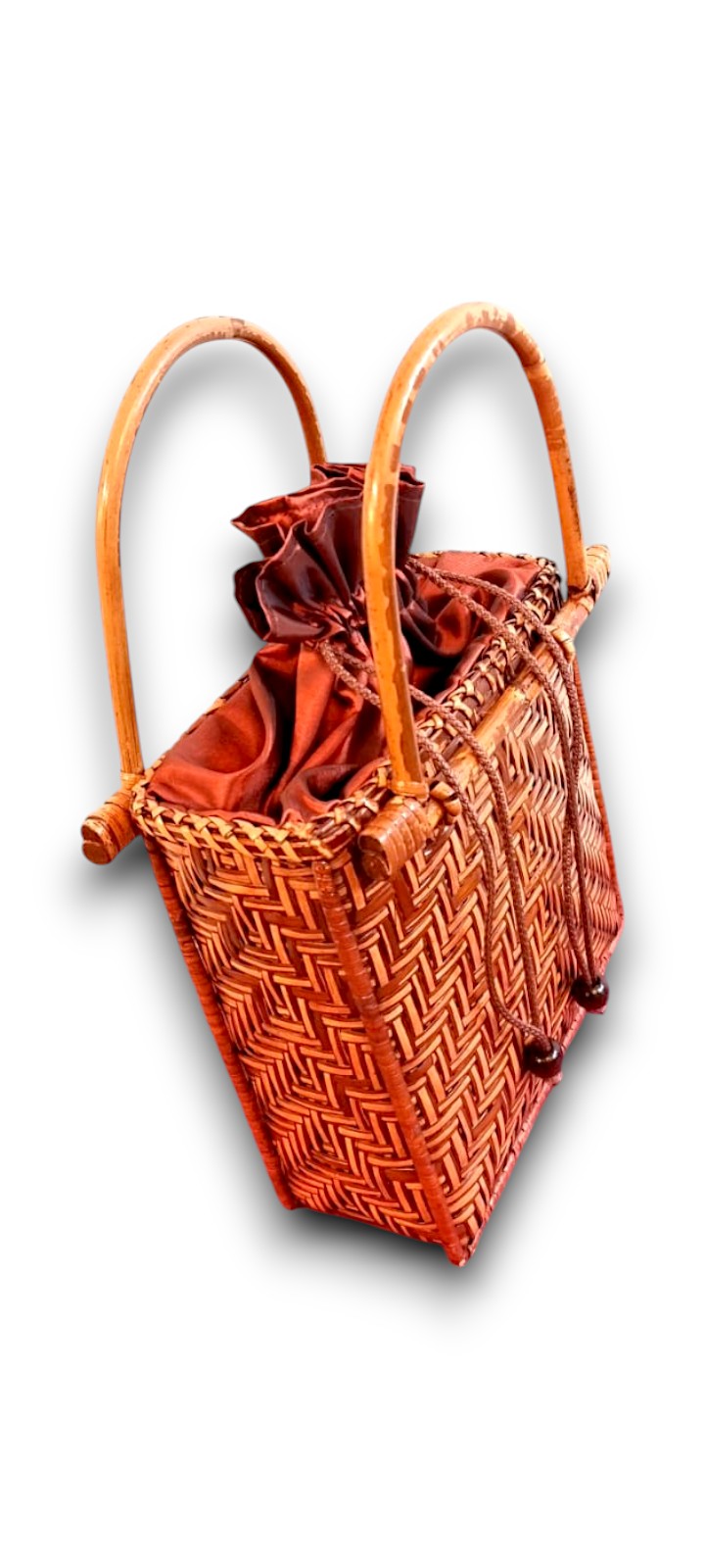 Asian Bamboo Box Bag