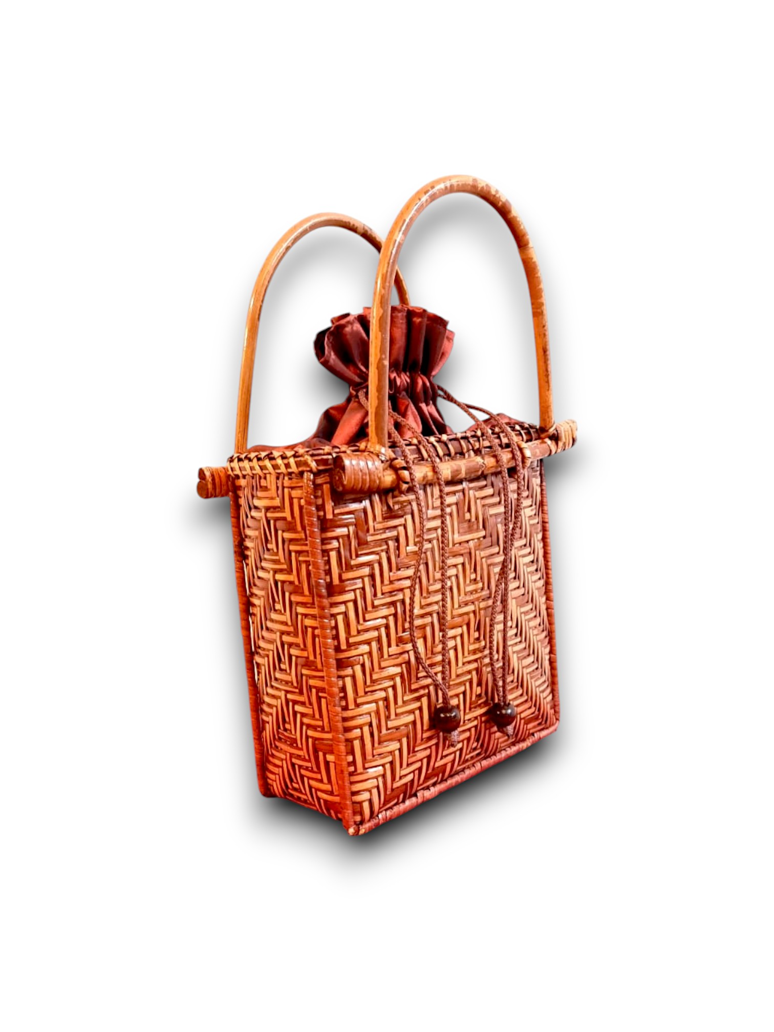 Asian Bamboo Box Bag