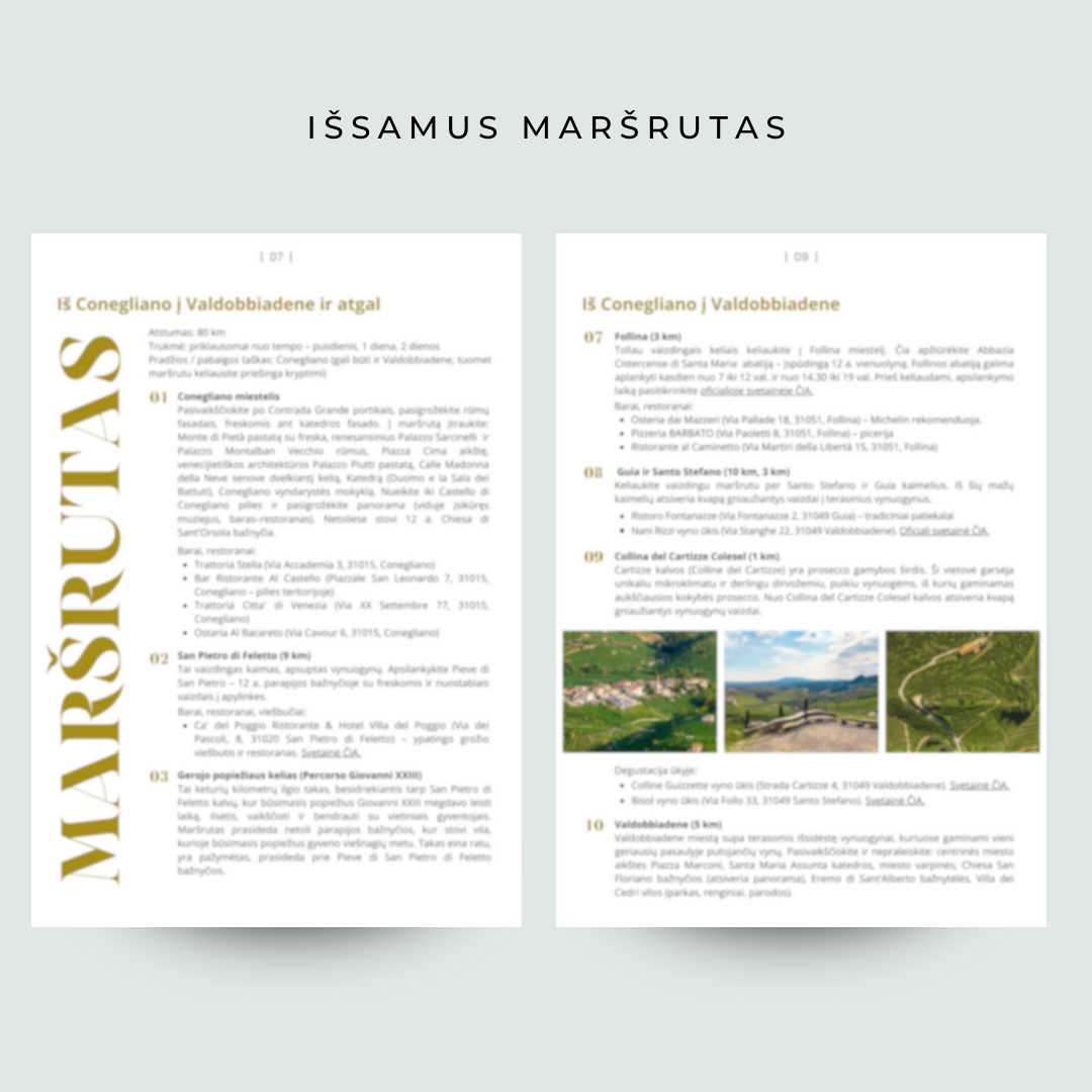 Prosecco kalvos. PDF gidas