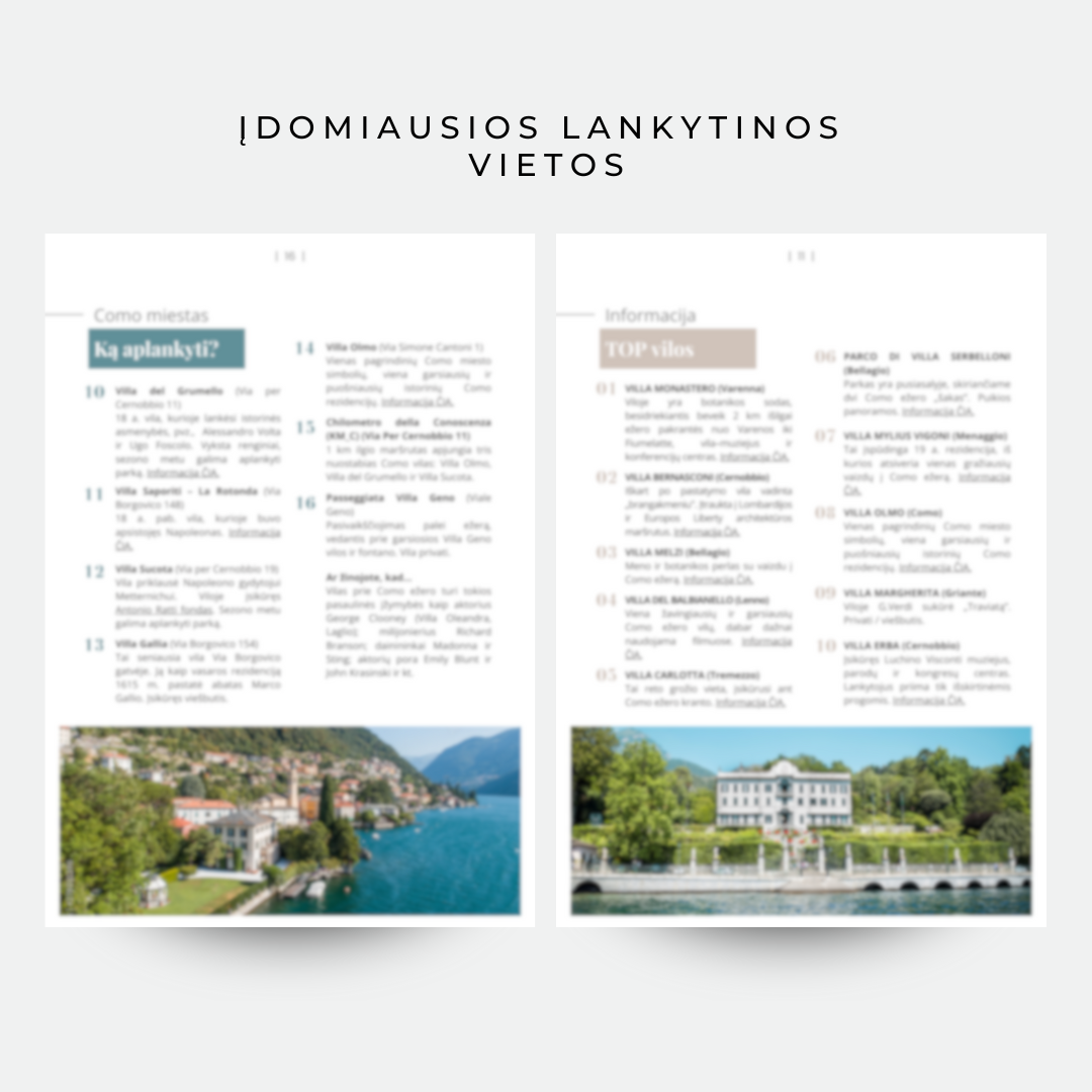 Como ežeras. PDF gidas