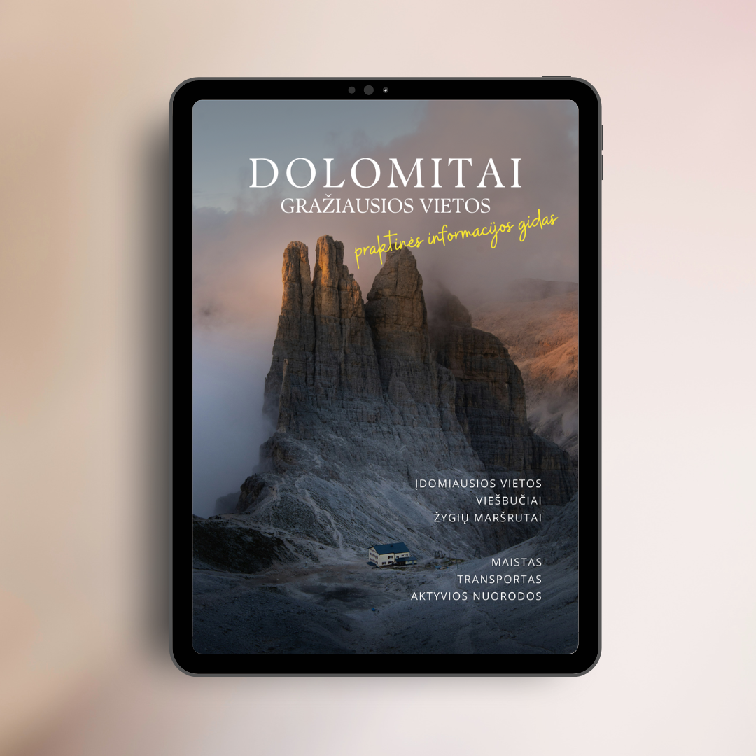 Dolomitai. PDF gidas