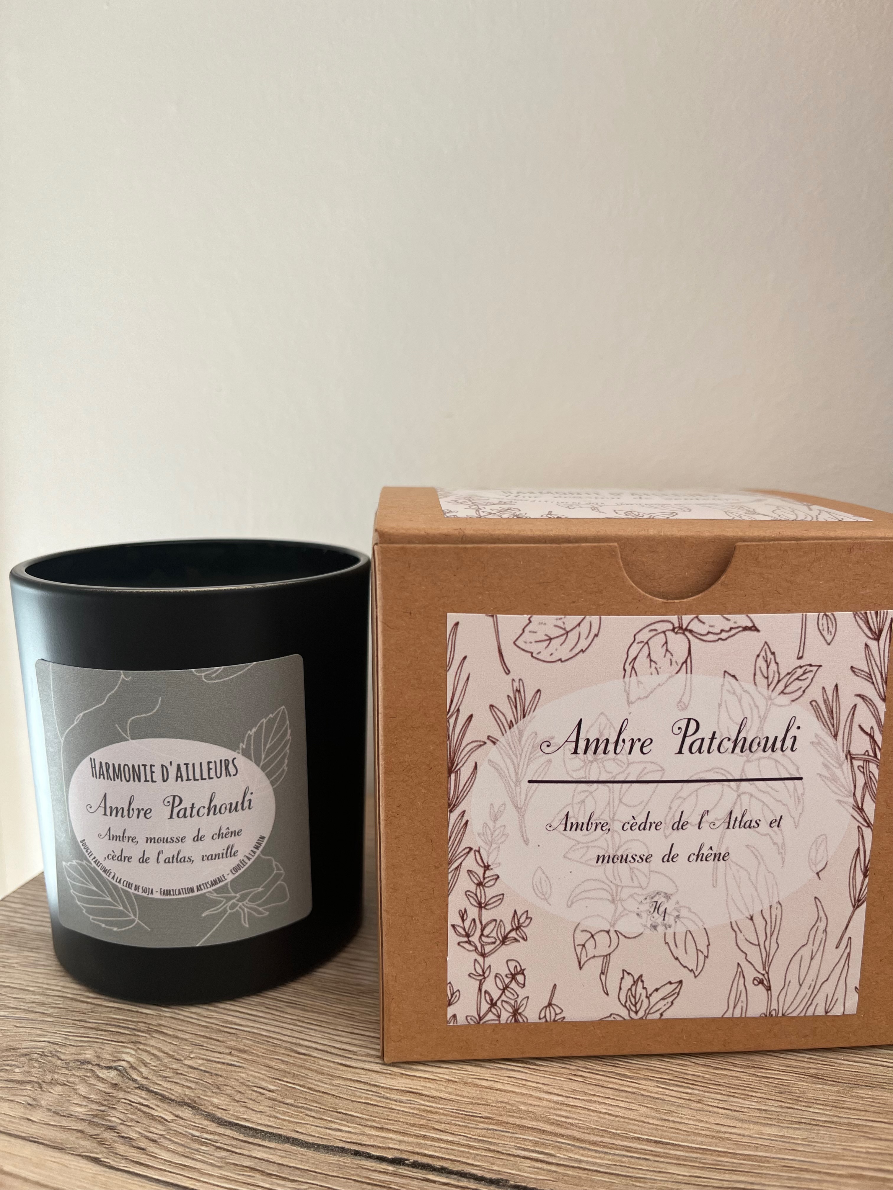 Bougie Ambre Patchouli