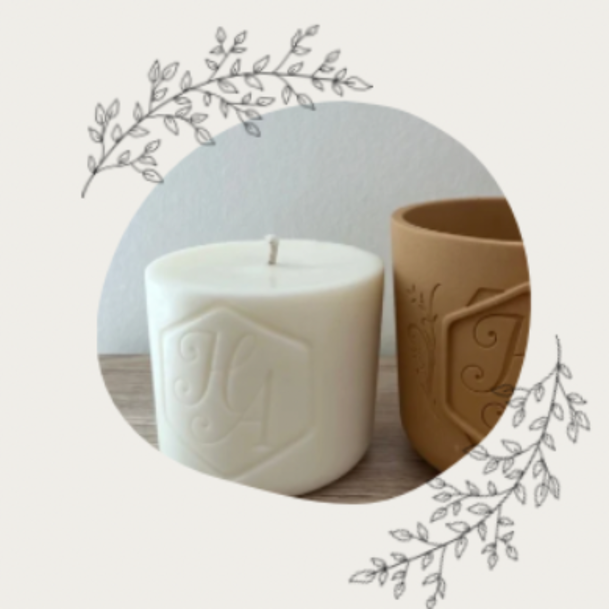 Recharge à bougie Harmonie d'Ailleurs