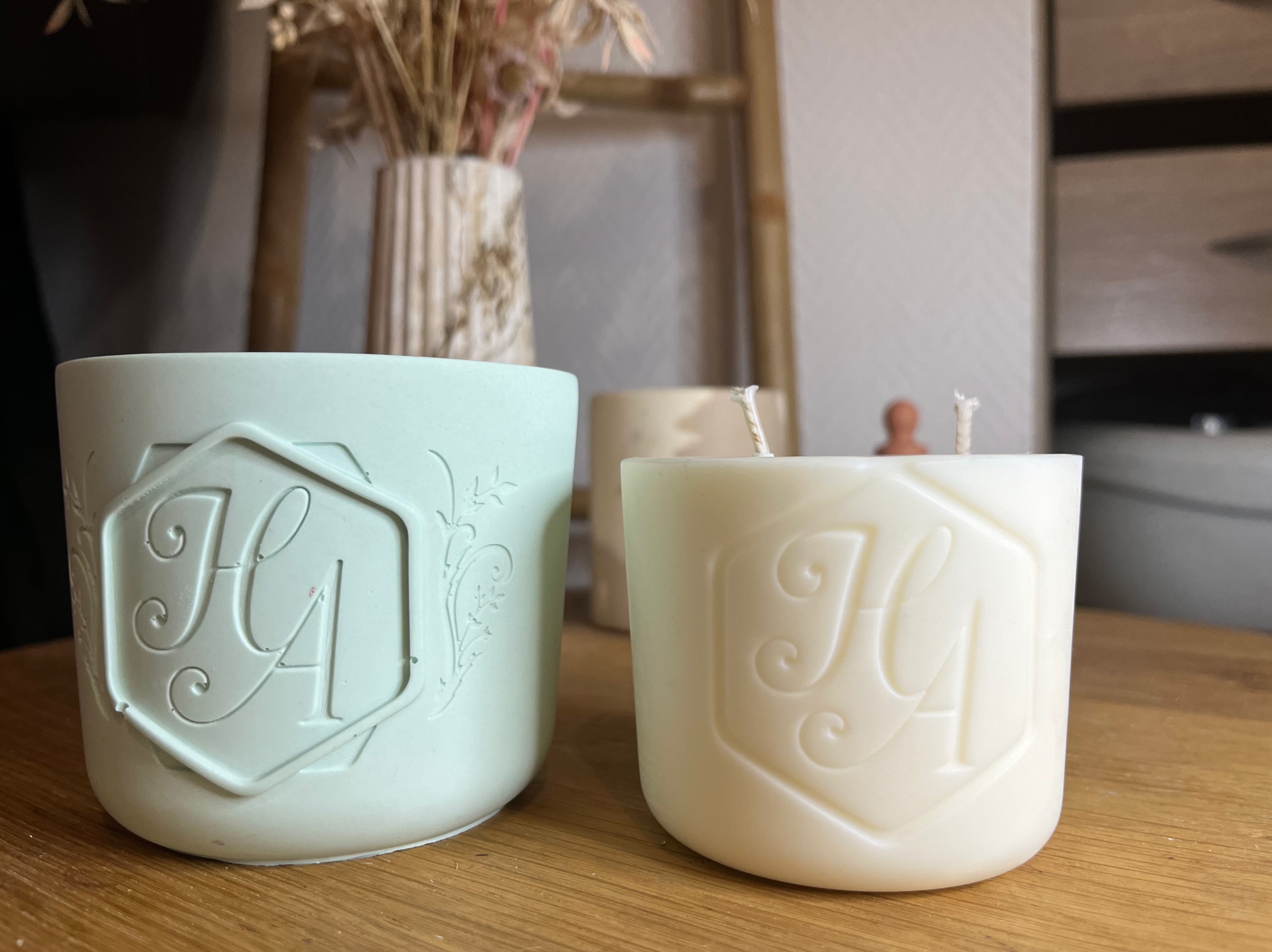 Bougie Signature - Couleur Vert d'eau