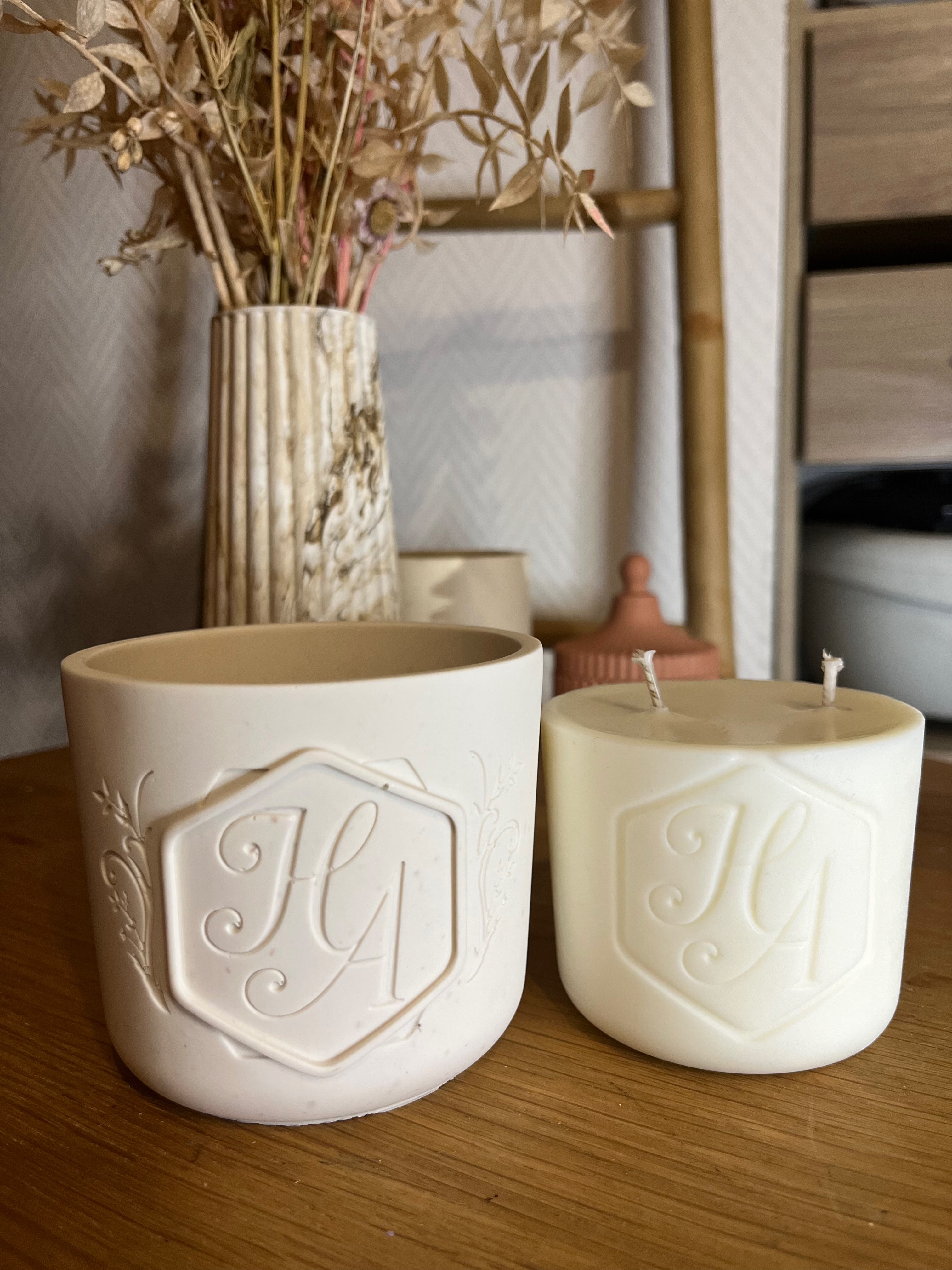 Bougie Signature - Couleur Blanc