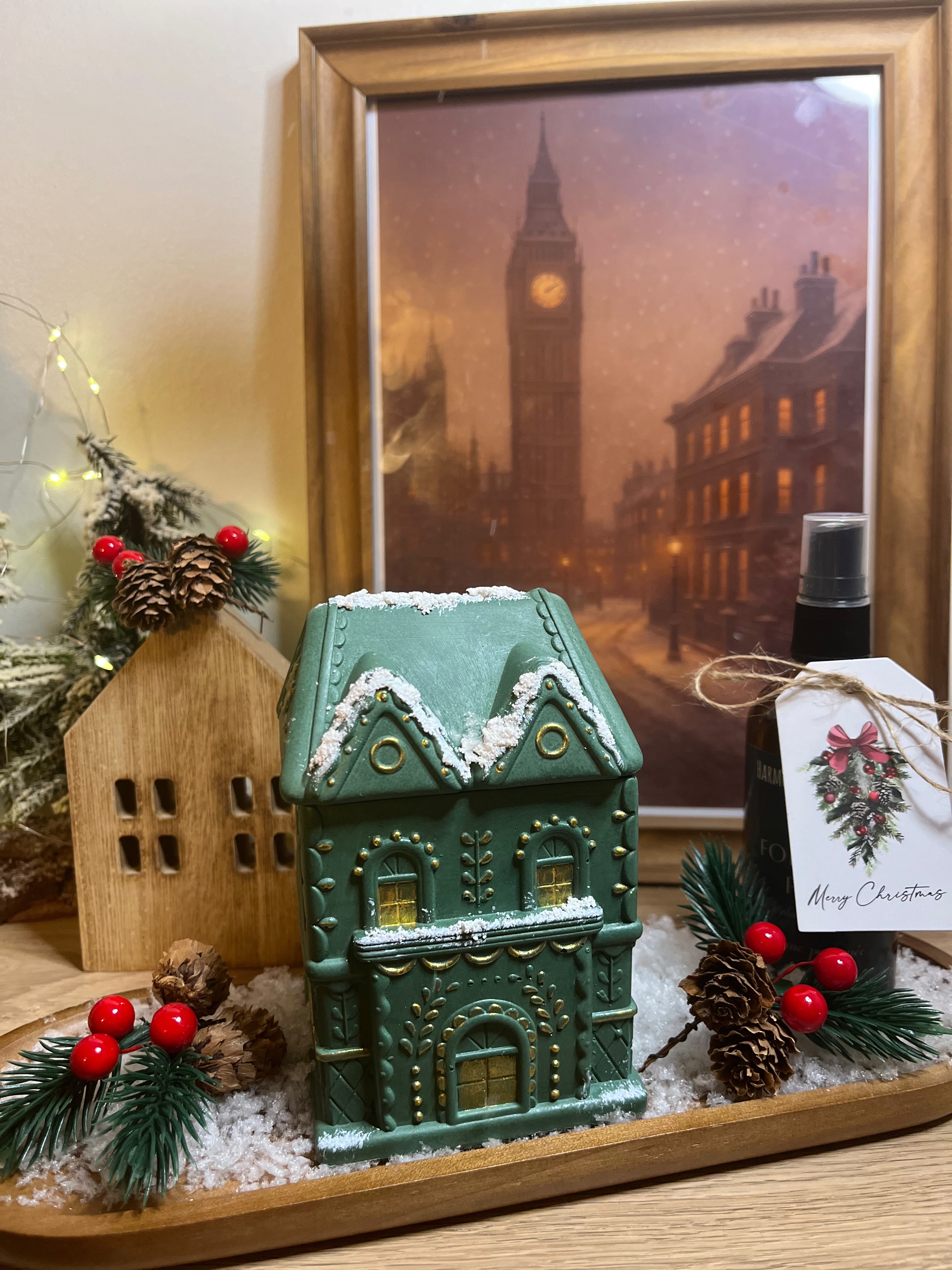 Bougie Maison londonienne - Couleur verte