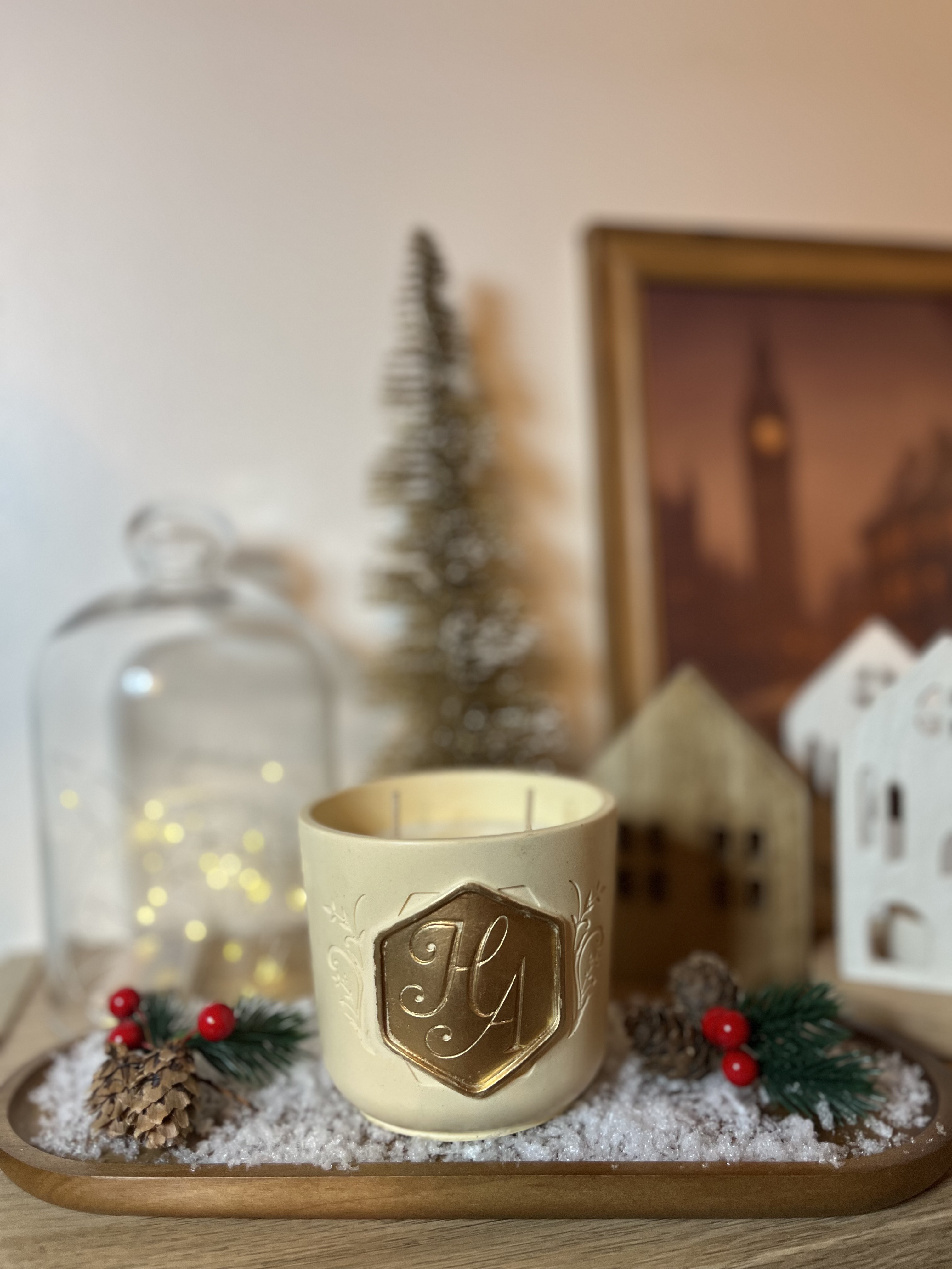 Bougie Signature Ivoire - Cannelle Orange