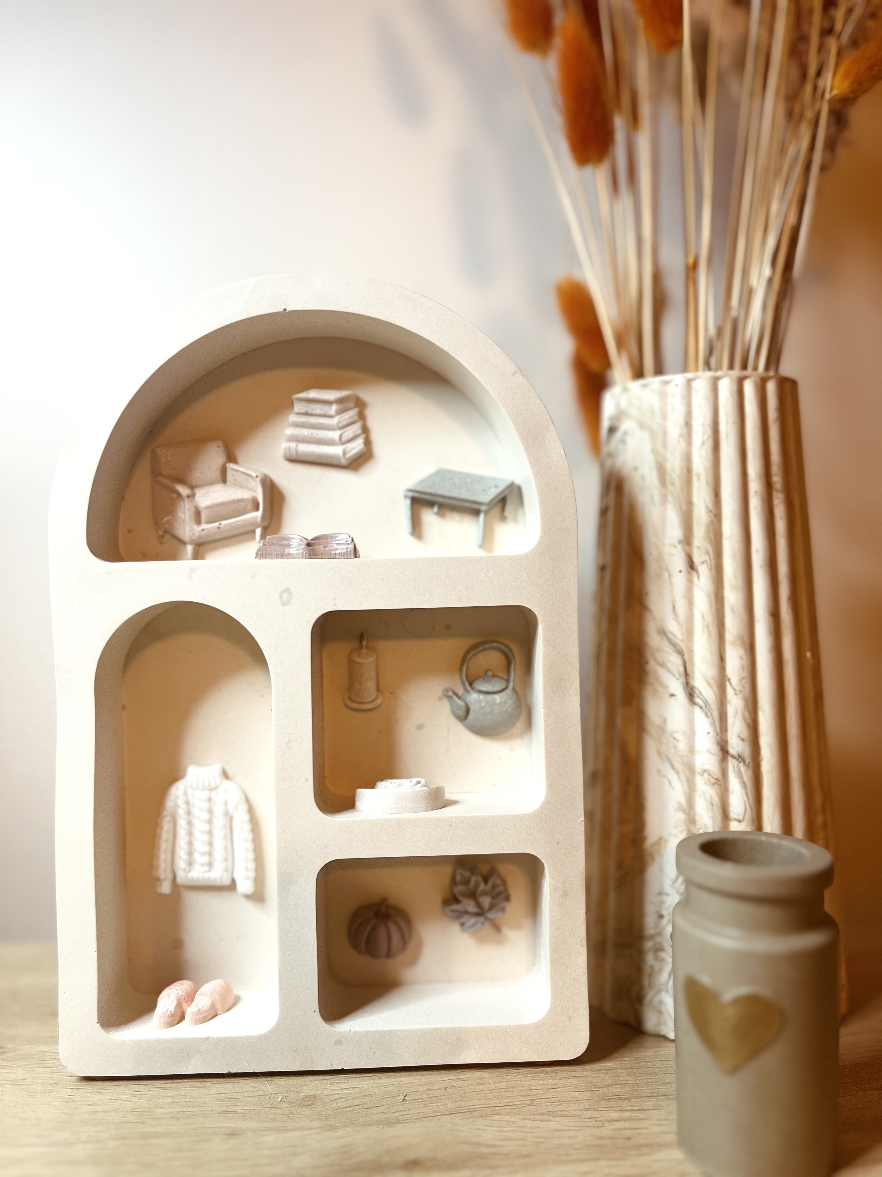 Étagère décorative miniature cocooning 