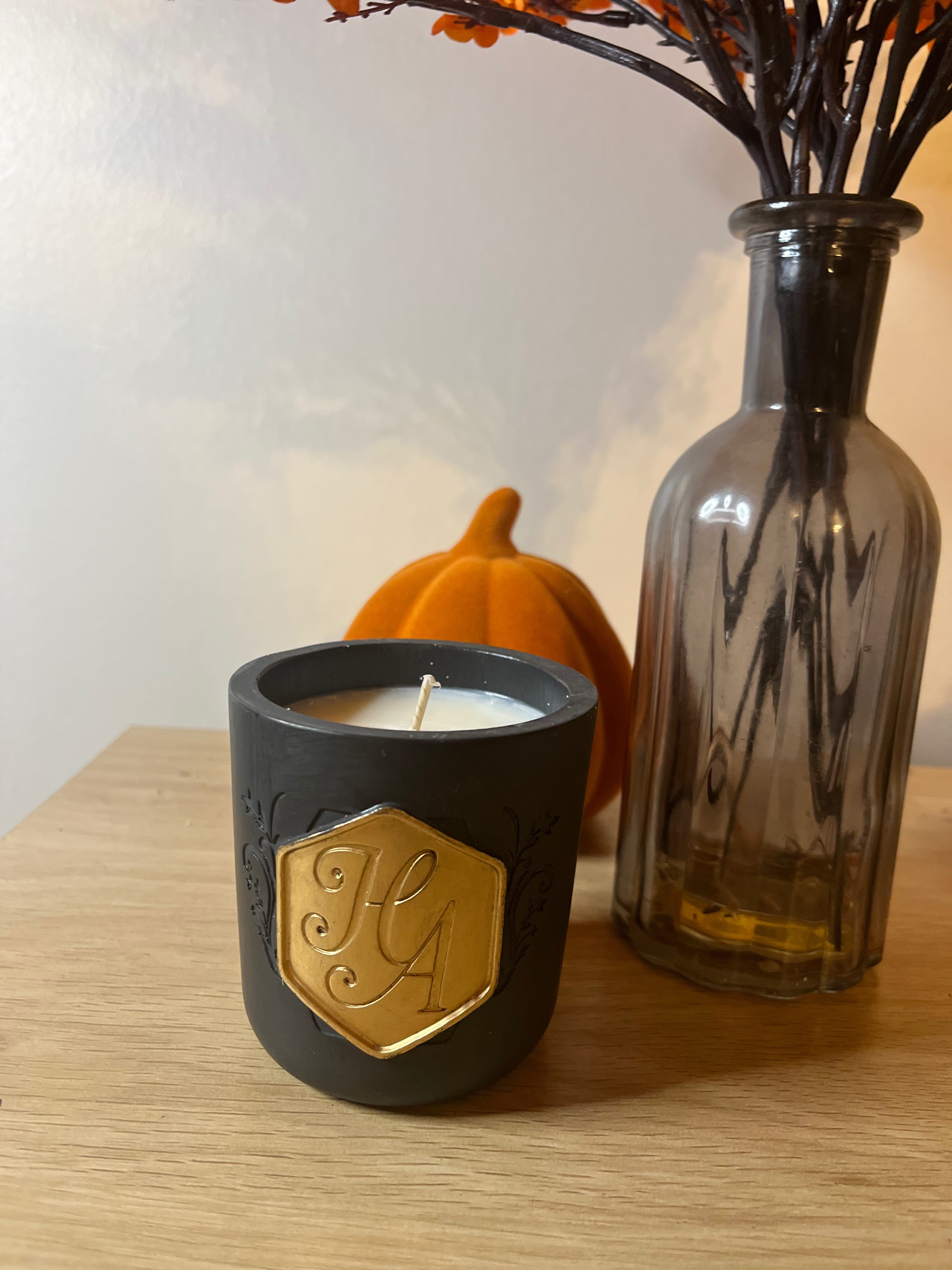 Bougie Signature - Velours Floral - Couleur noire - 180g