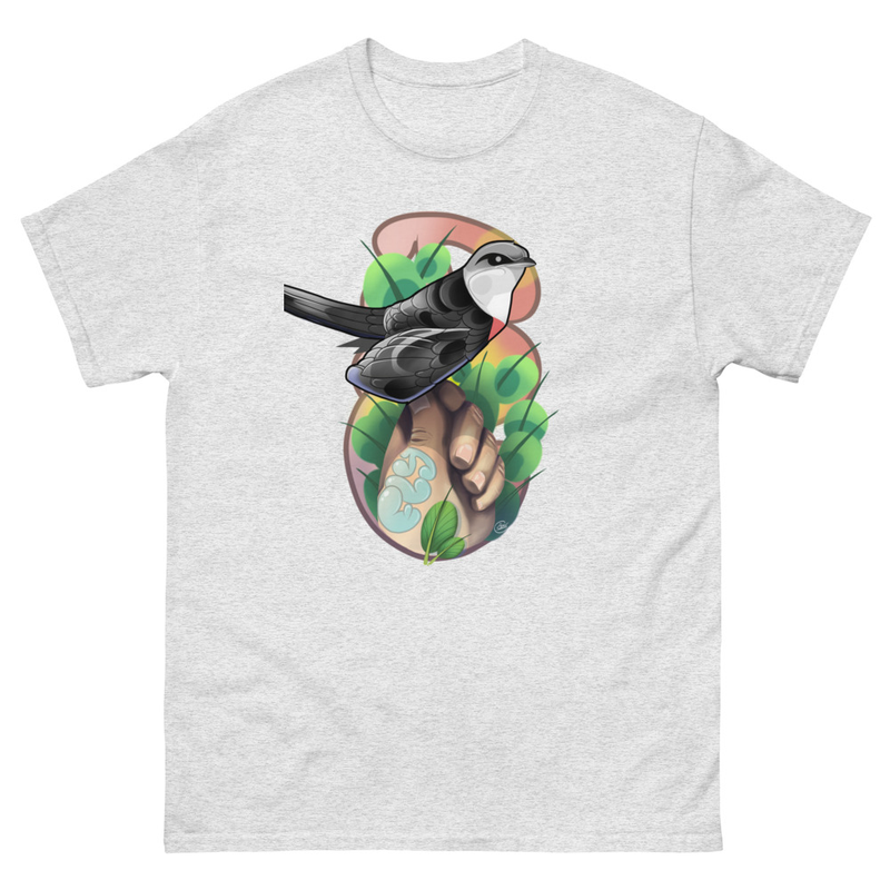 Camiseta BIRD – Estilo nature tattoo de Punkotattooartist