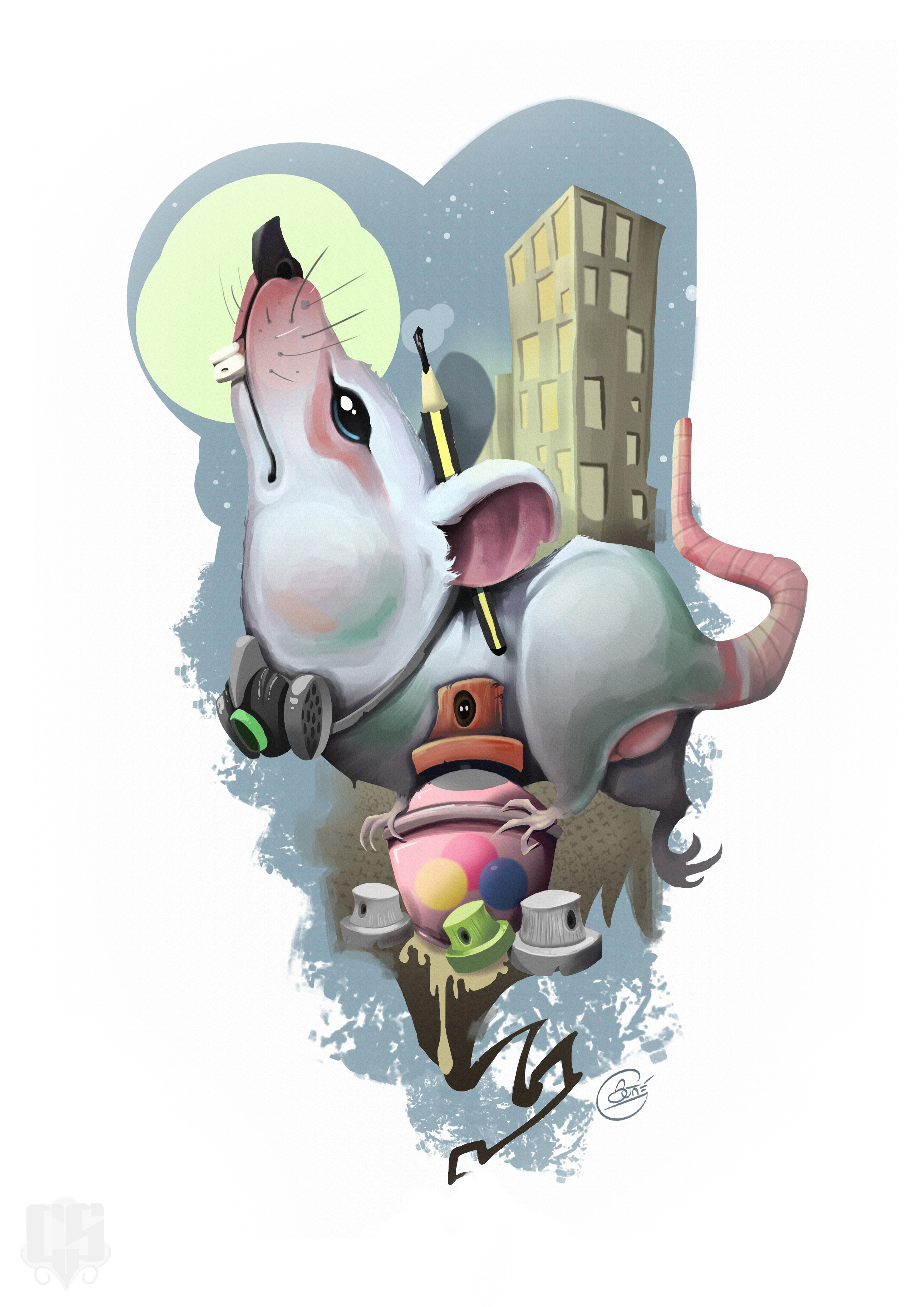 GRAFFITI RAT