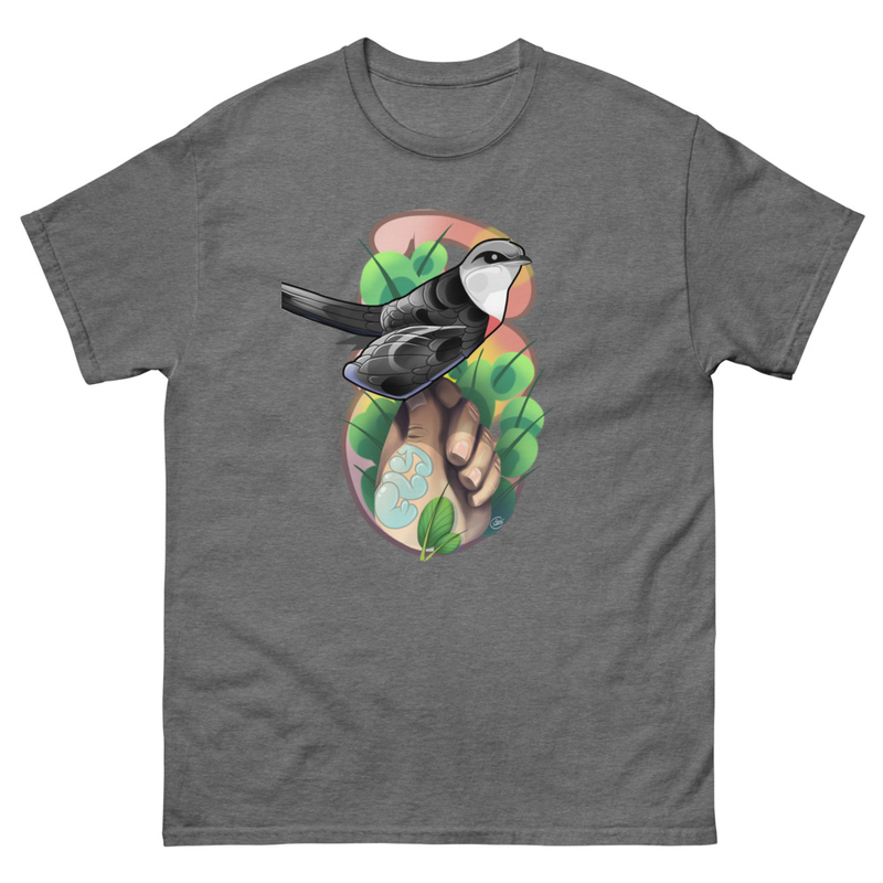 Camiseta BIRD – Estilo nature tattoo de Punkotattooartist