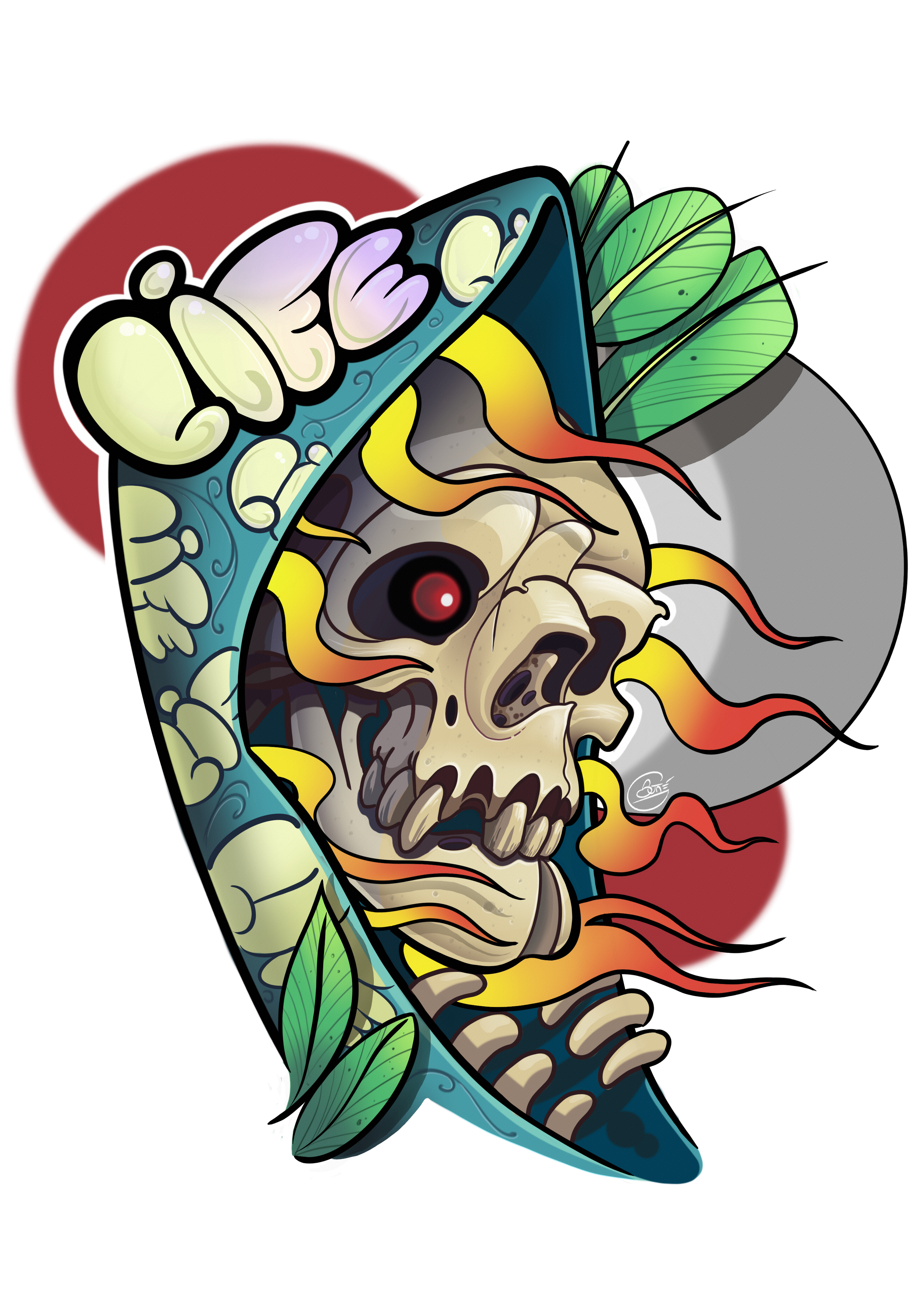 Camiseta LIFE – Diseño exclusivo Punkotattooartist